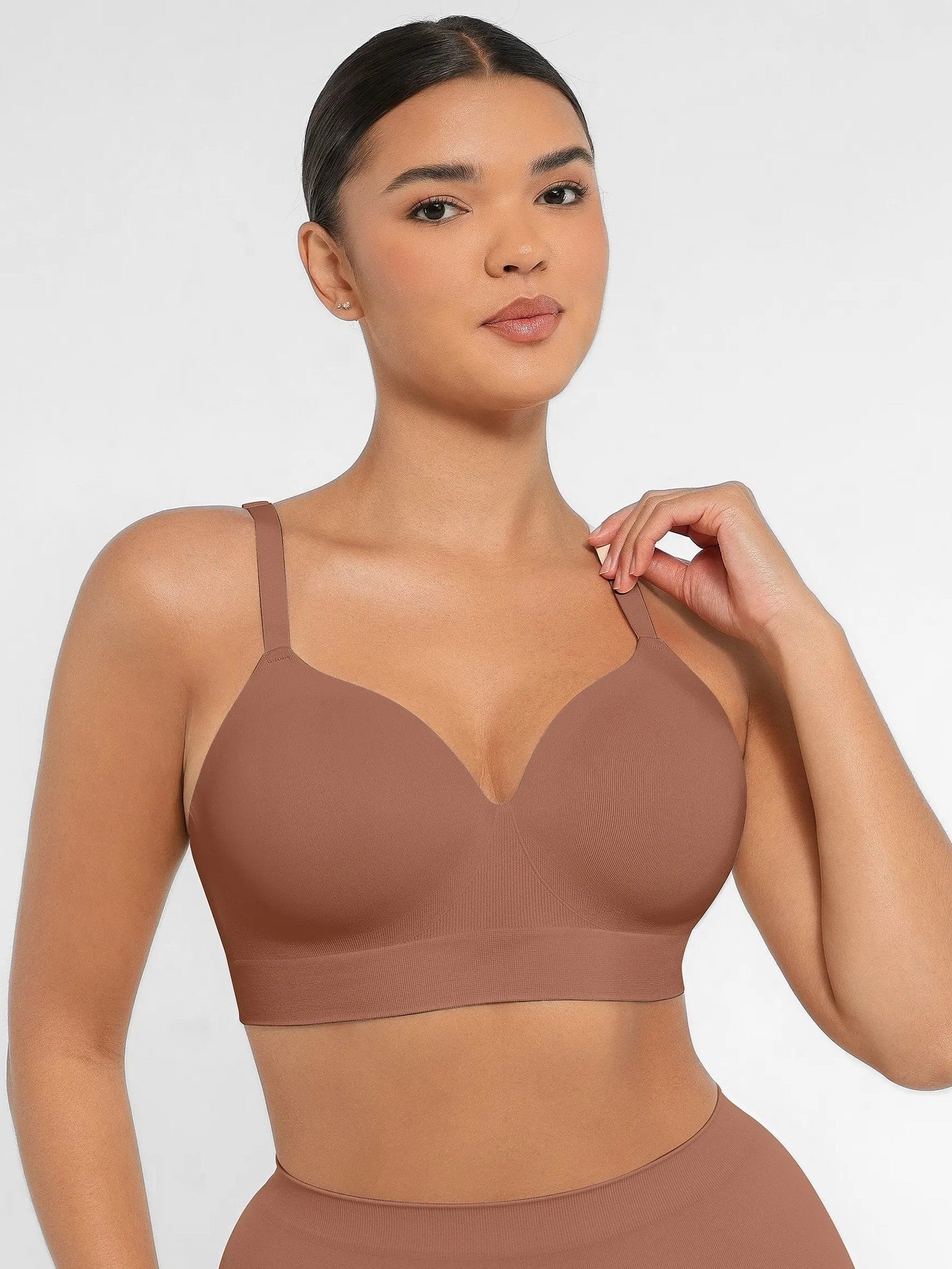 Wireless Push-Up Seamless Comfort Full Coverage Bra