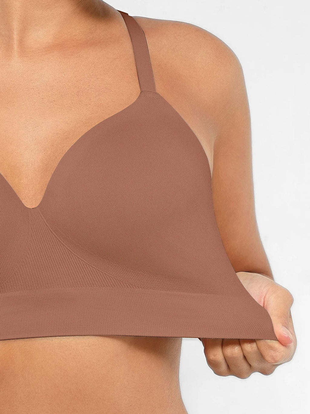 Wireless Push-Up Seamless Comfort Full Coverage Bra