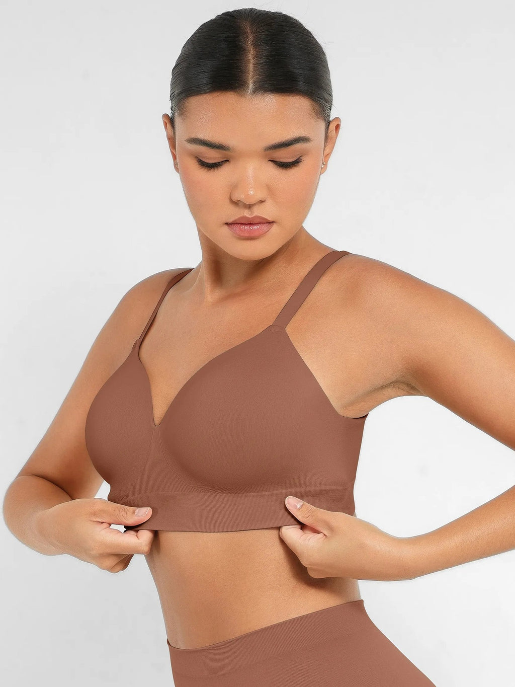 Wireless Push-Up Seamless Comfort Full Coverage Bra