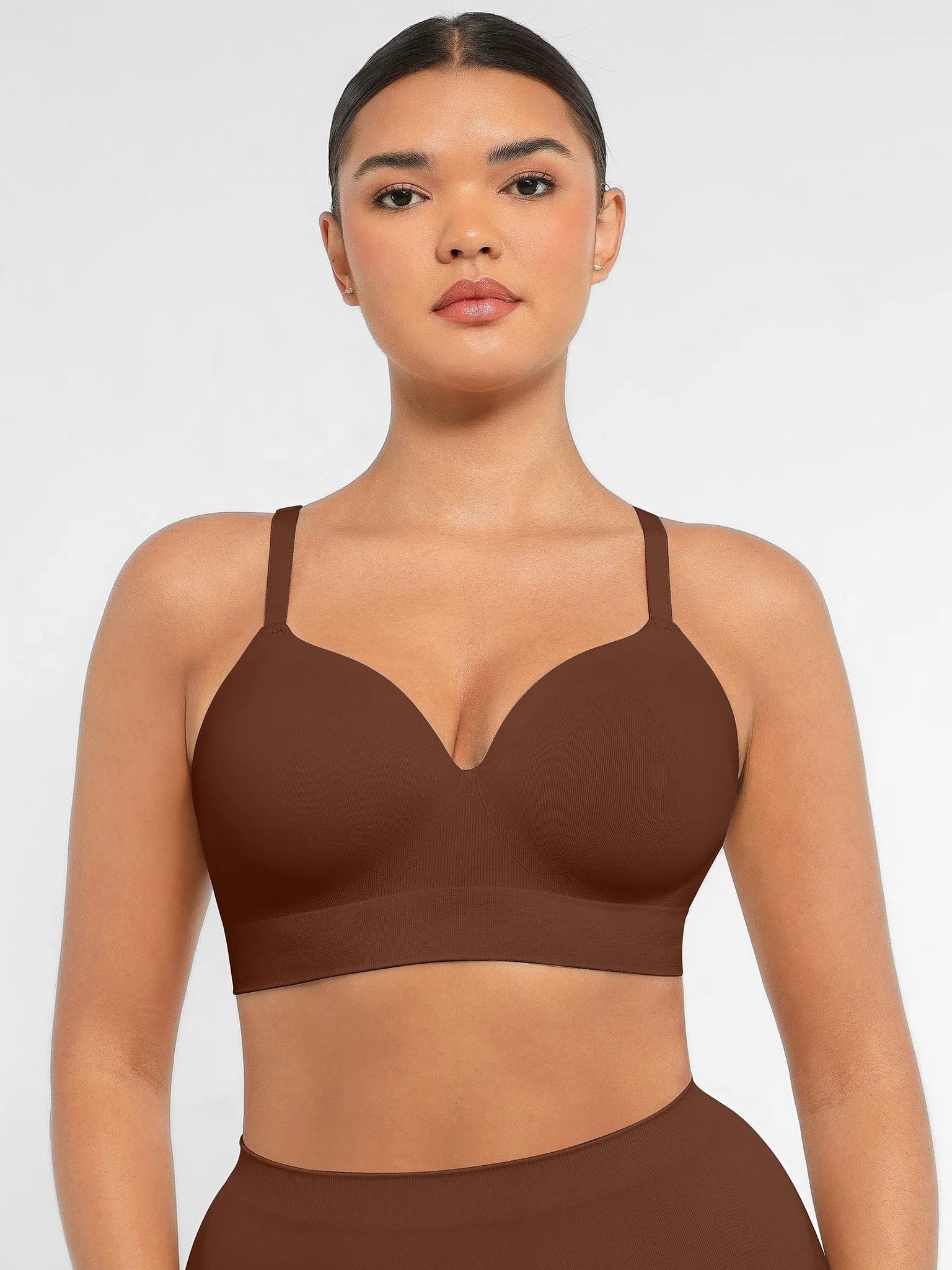 Wireless Push-Up Seamless Comfort Full Coverage Bra