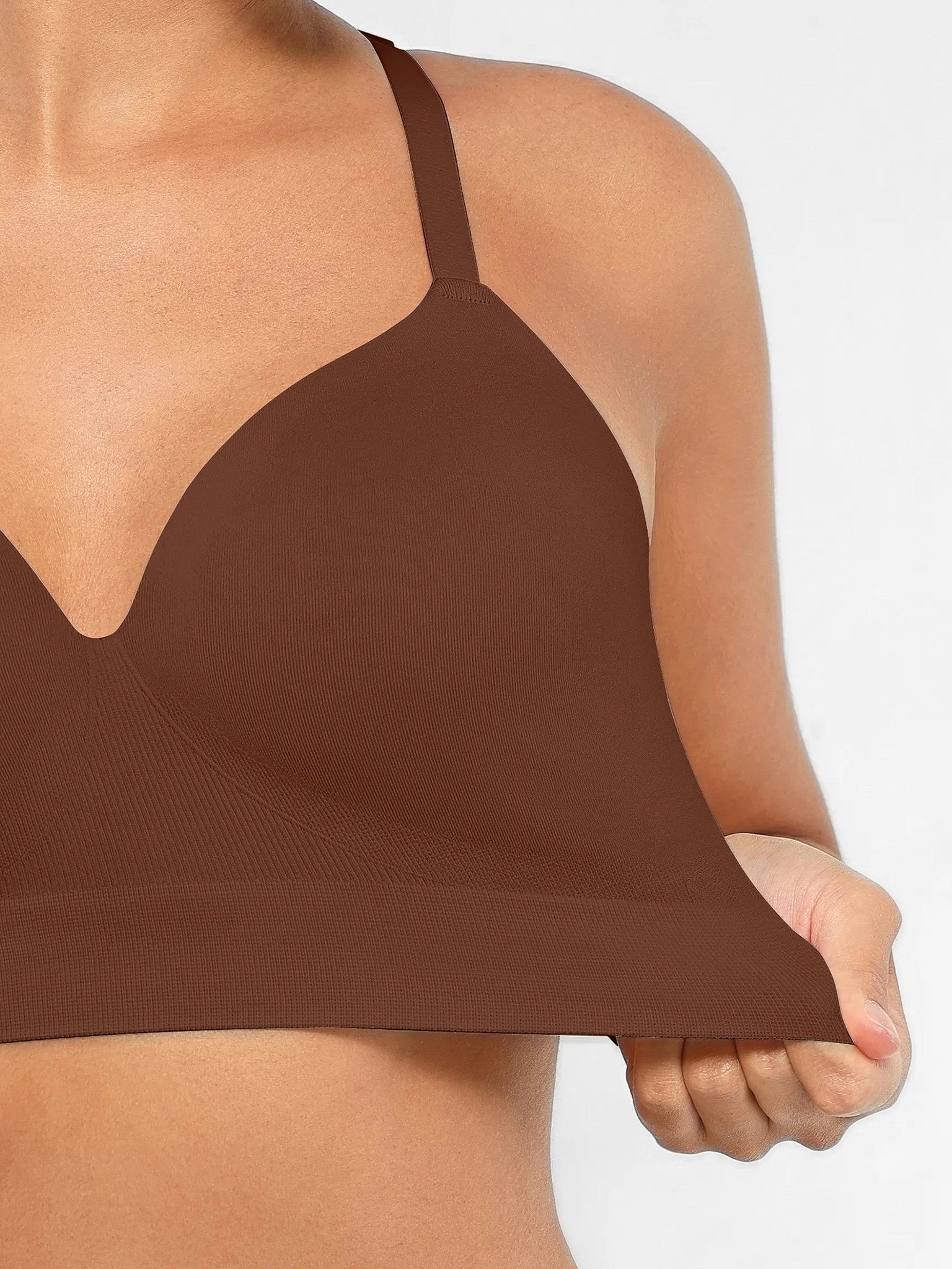 Wireless Push-Up Seamless Comfort Full Coverage Bra