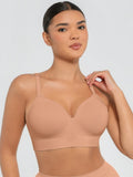 Wireless Push-Up Seamless Comfort Full Coverage Bra
