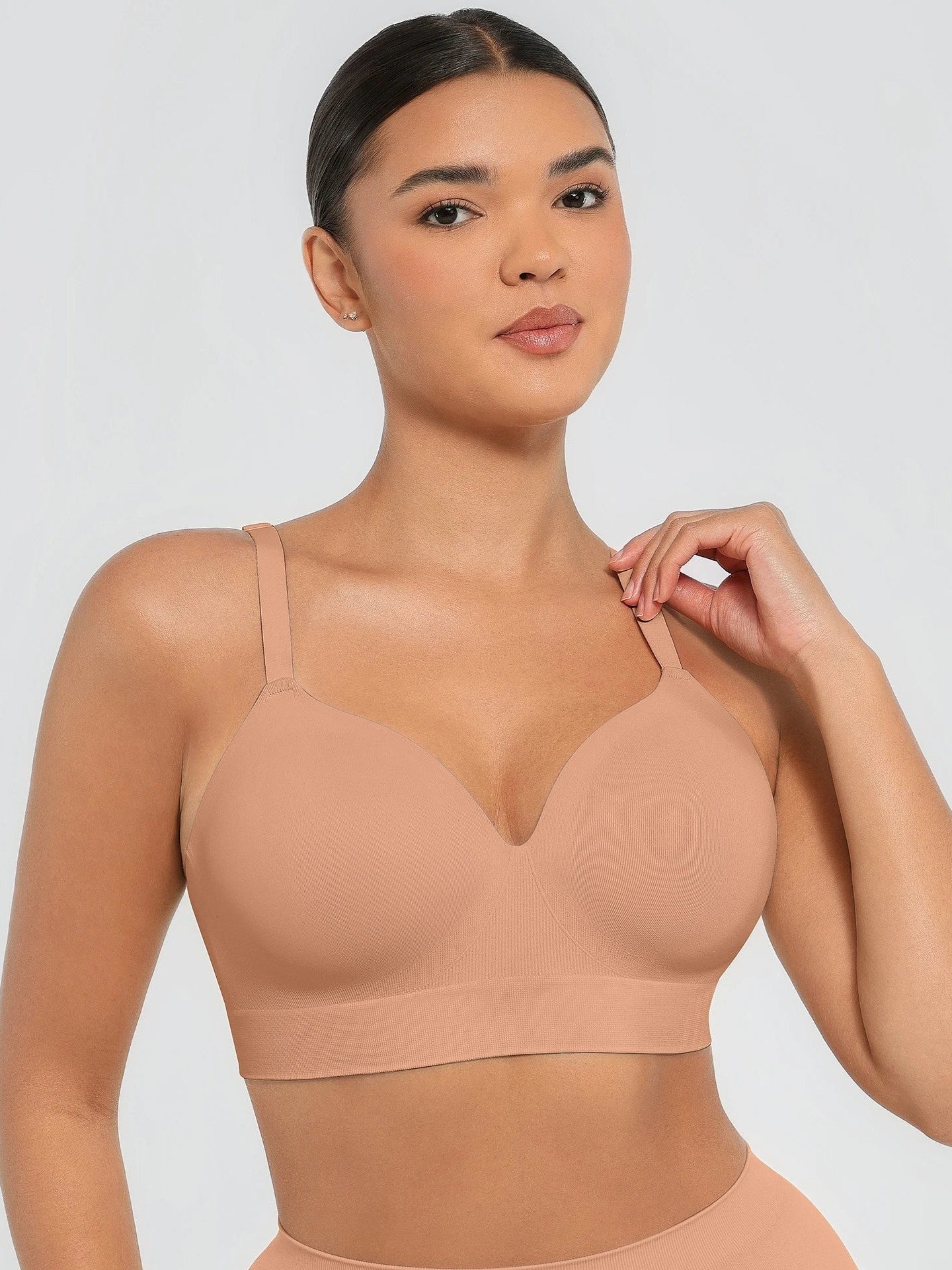 Wireless Push-Up Seamless Comfort Full Coverage Bra