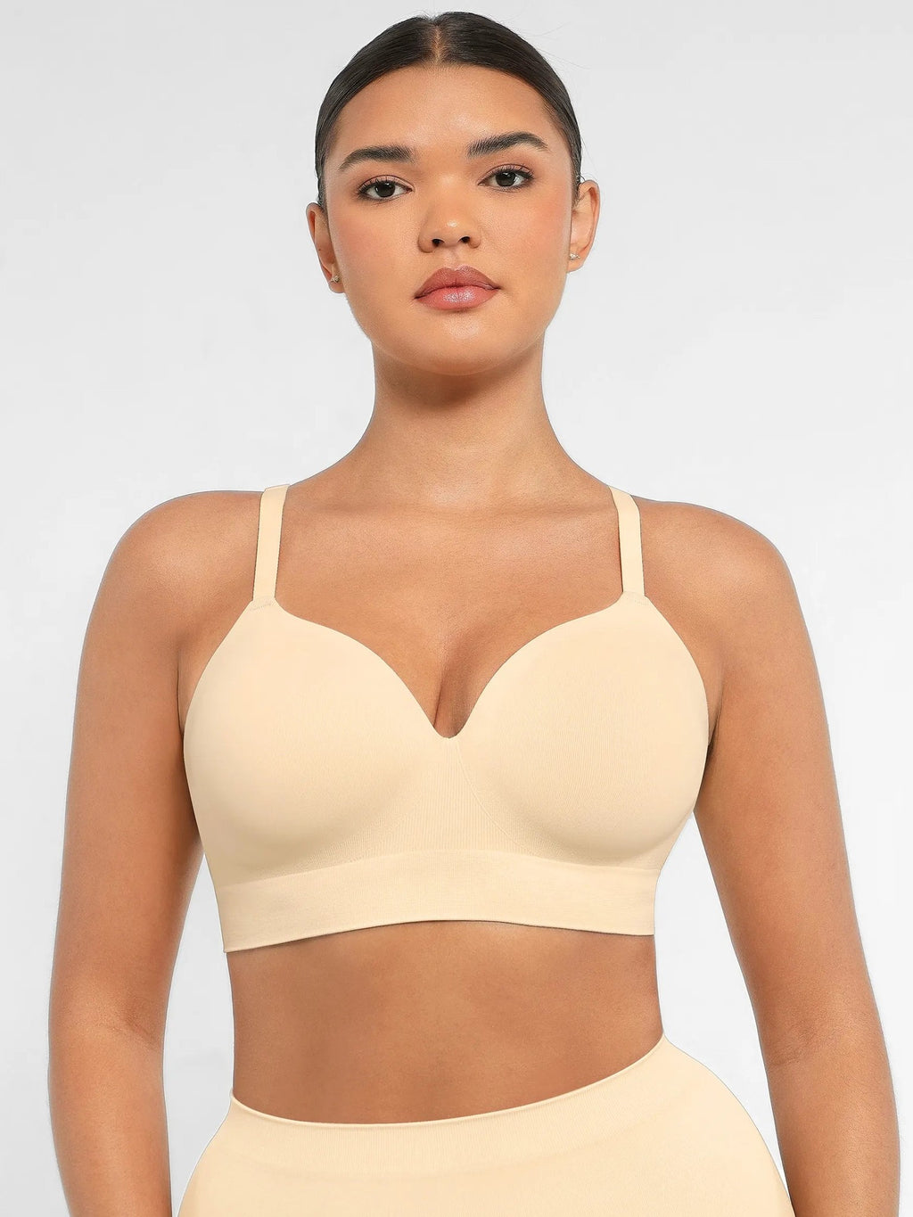 Wireless Push-Up Seamless Comfort Full Coverage Bra