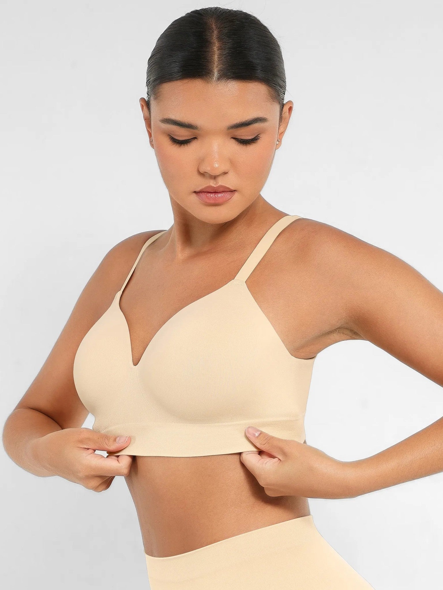 Wireless Push-Up Seamless Comfort Full Coverage Bra