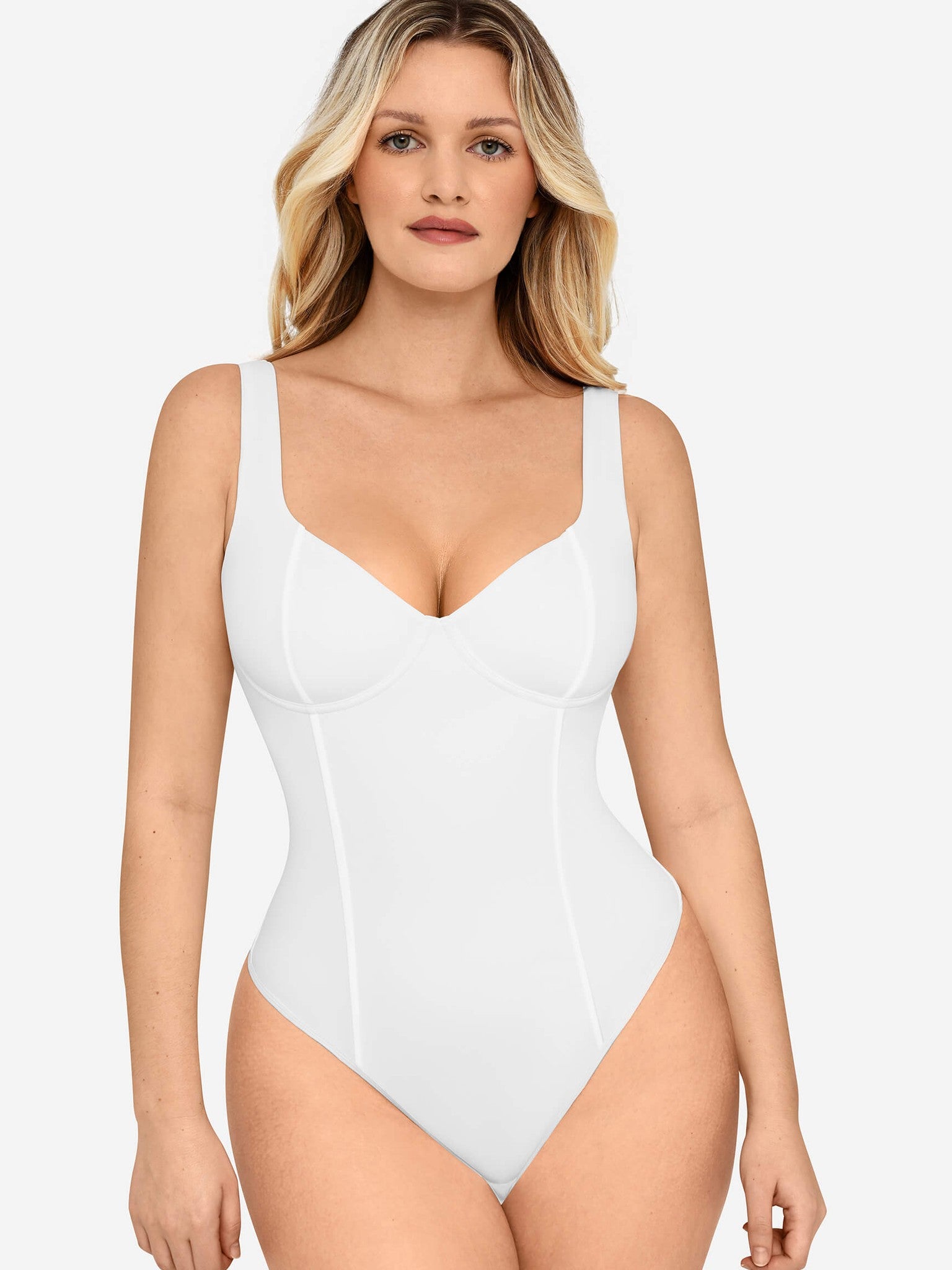 V-Neck Everyday Seamless Bodysuit
