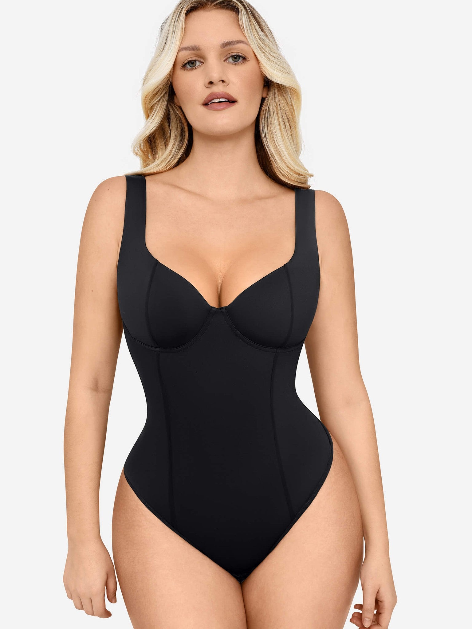 V-Neck Everyday Seamless Bodysuit