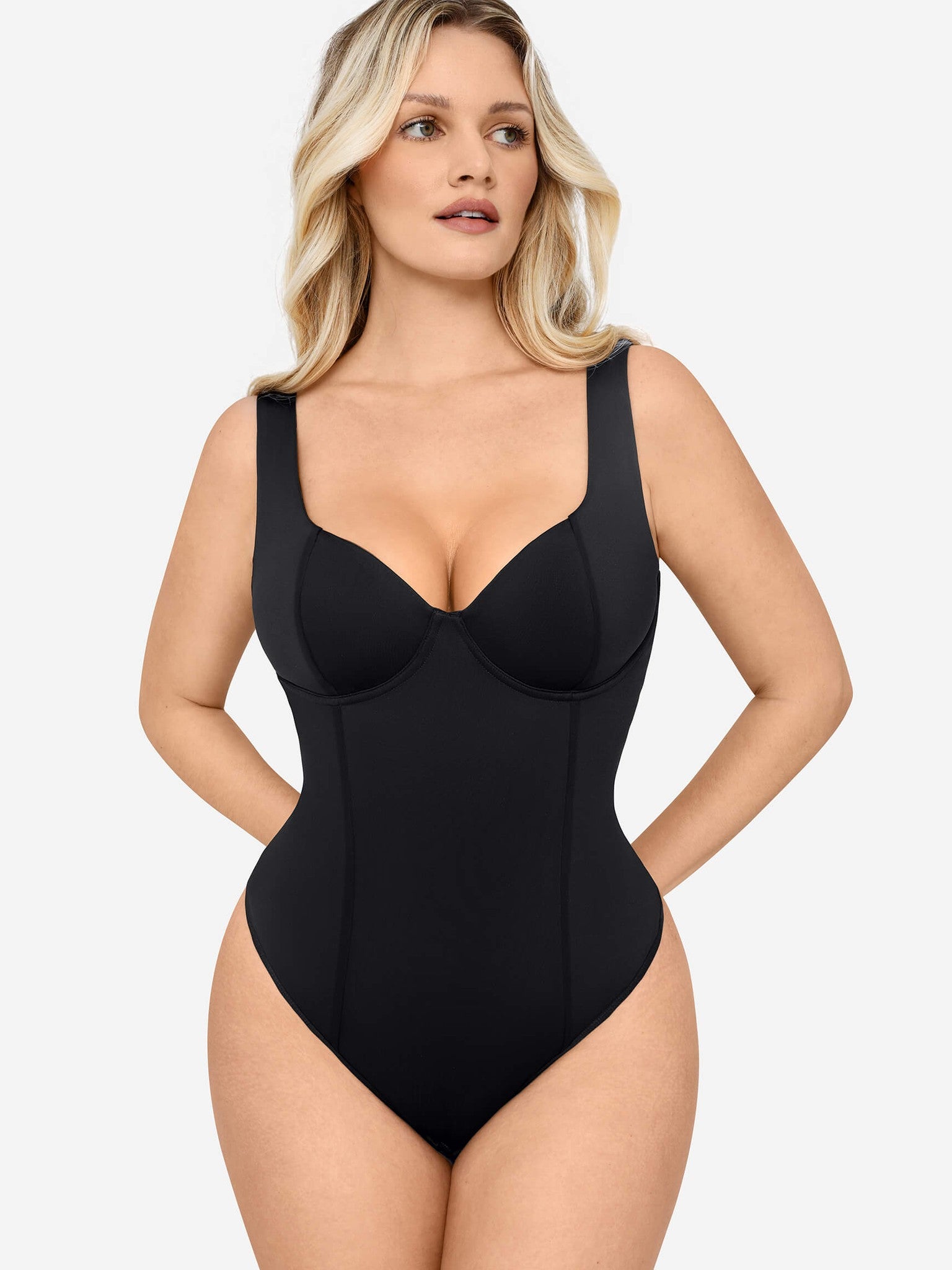 V-Neck Everyday Seamless Bodysuit
