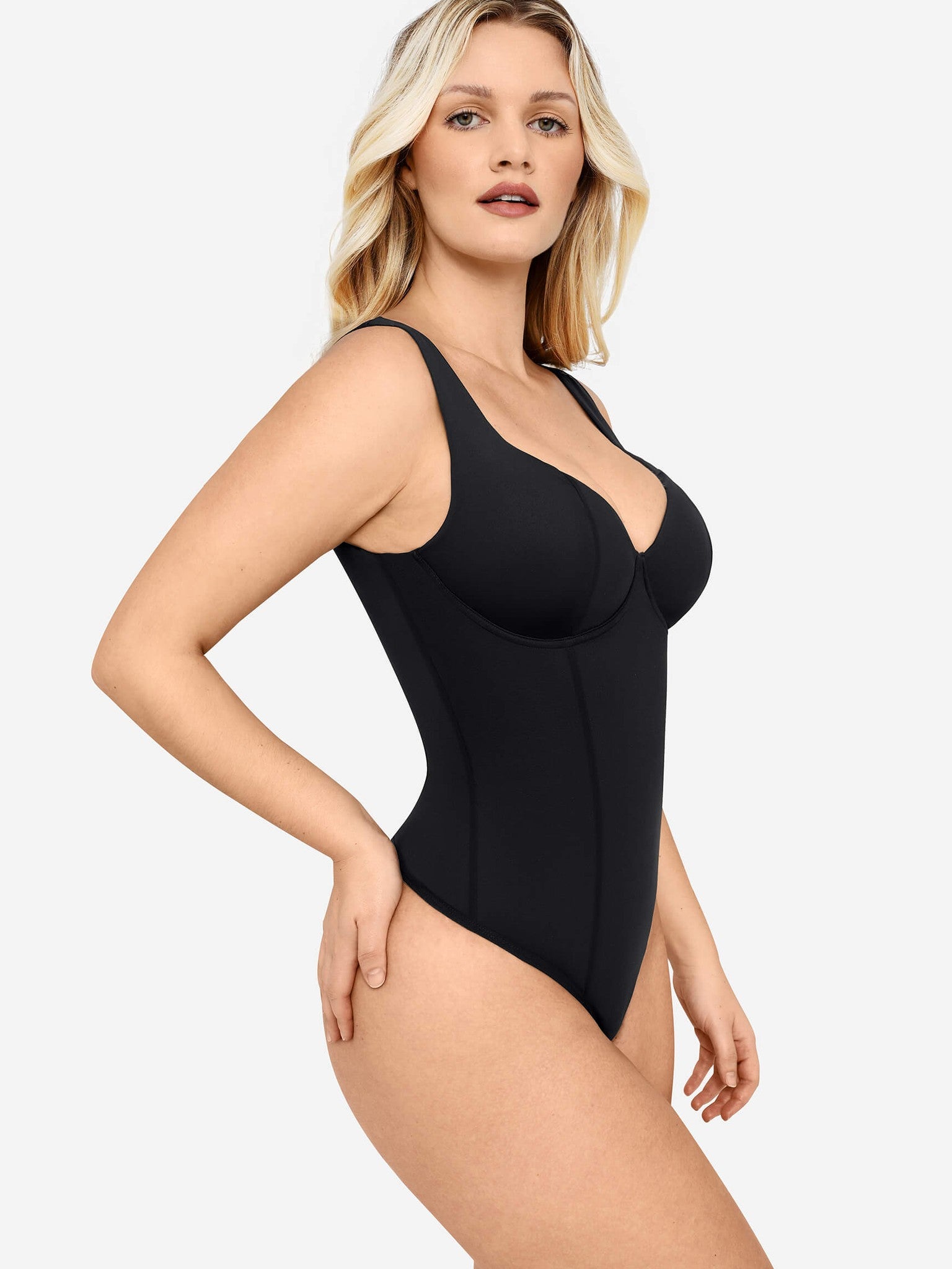V-Neck Everyday Seamless Bodysuit