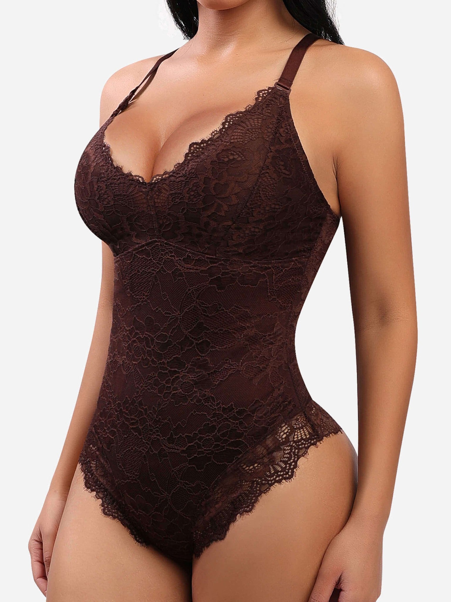 Lace Low Back Lace Bodysuit