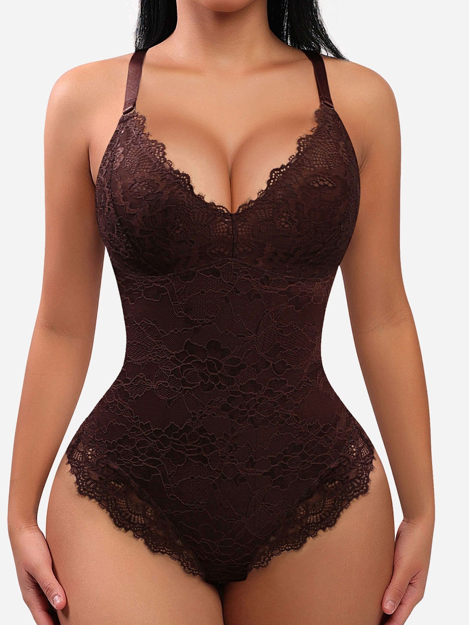 Lace Low Back Lace Bodysuit