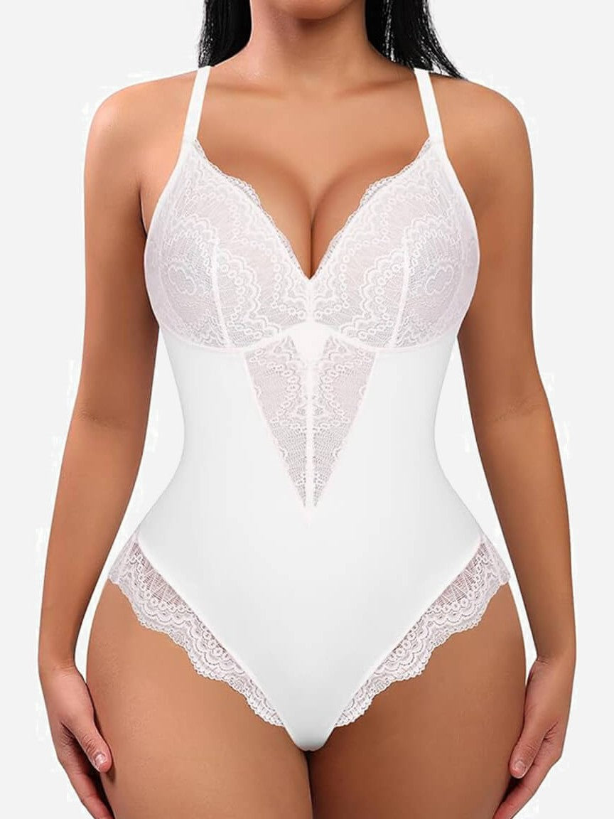 Lace Low Back Lace Bodysuit