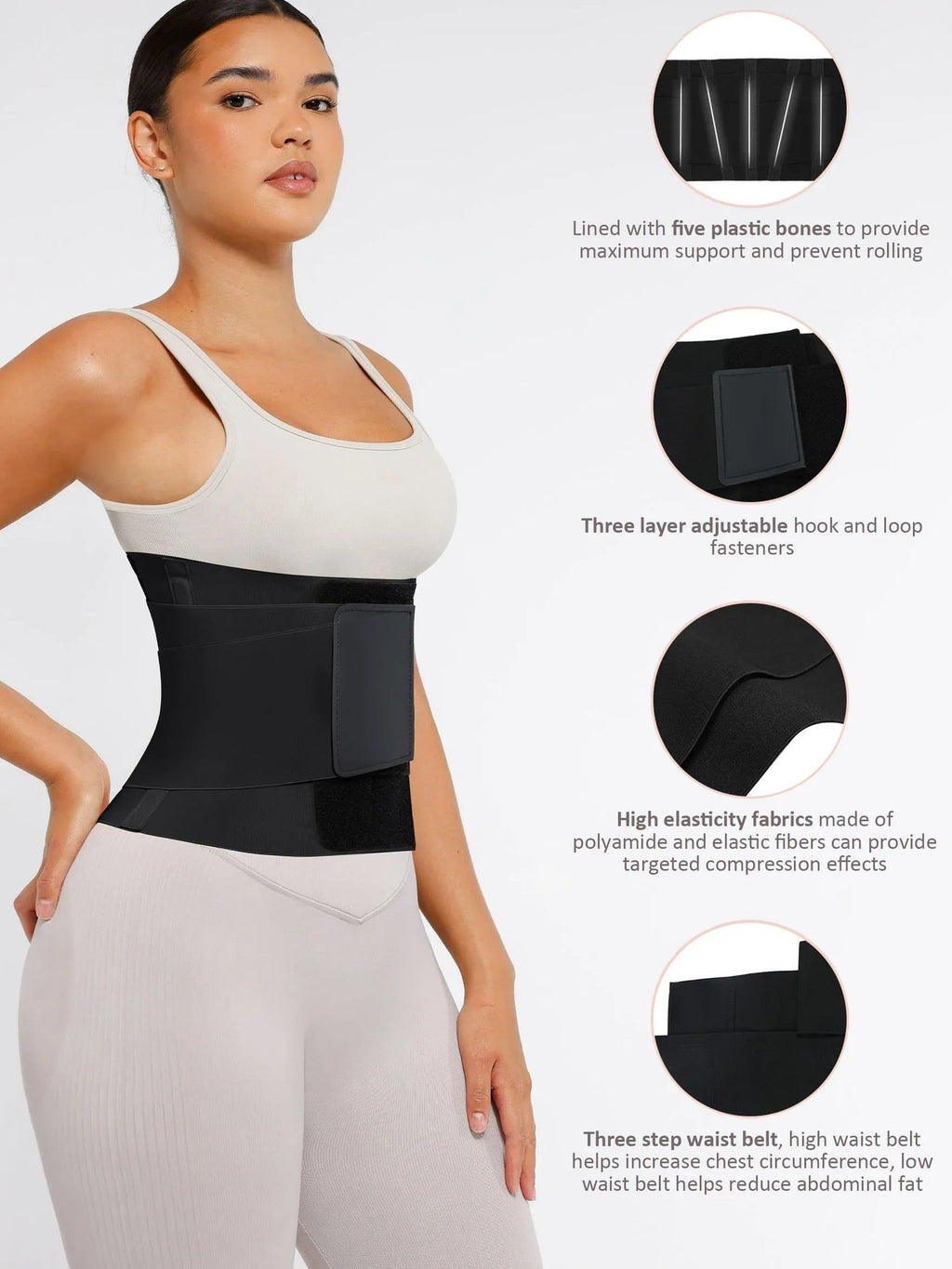 Tummy Control Adjustable Waist Trainer Bundle