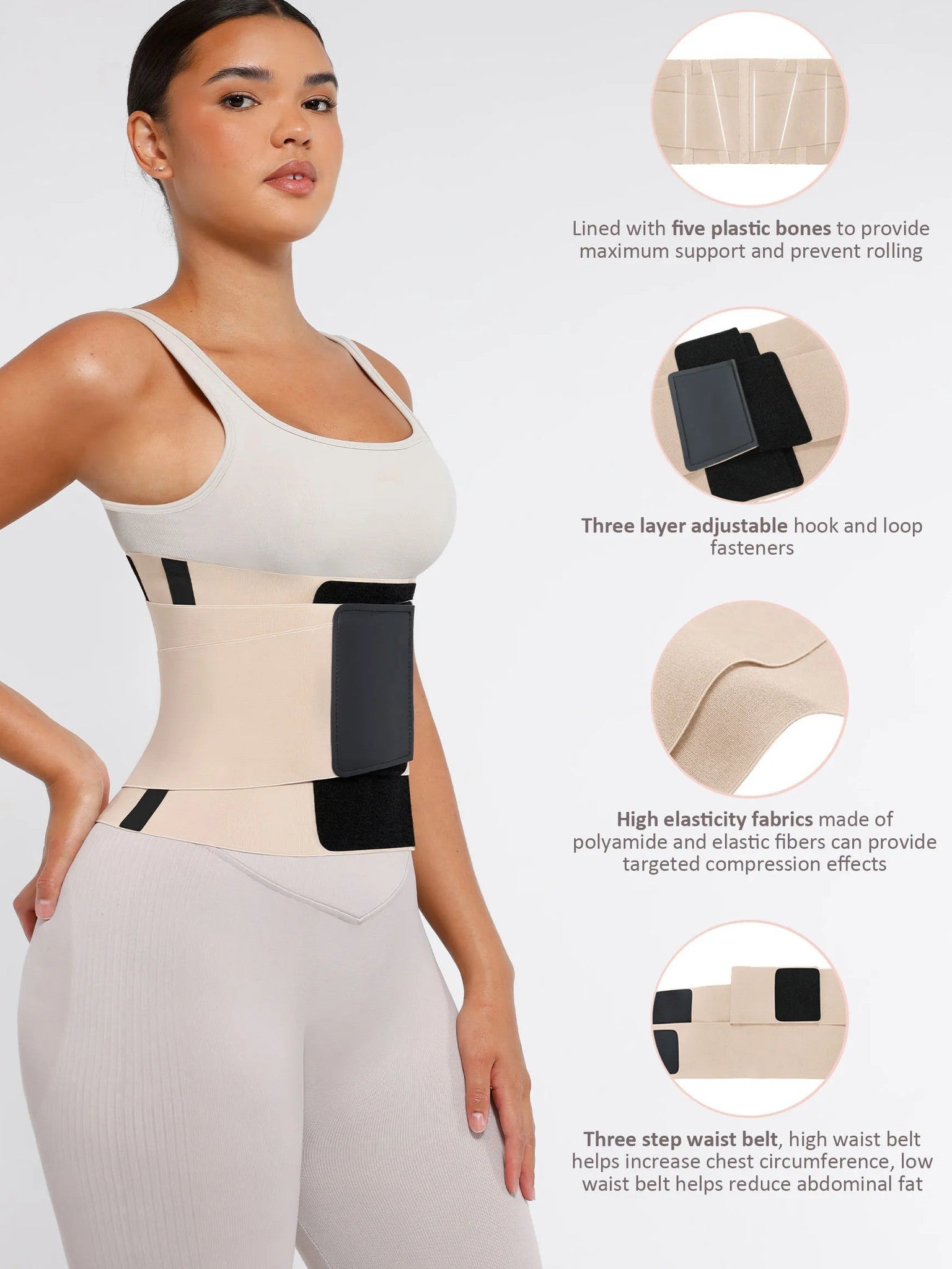 Tummy Control Adjustable Waist Trainer Bundle