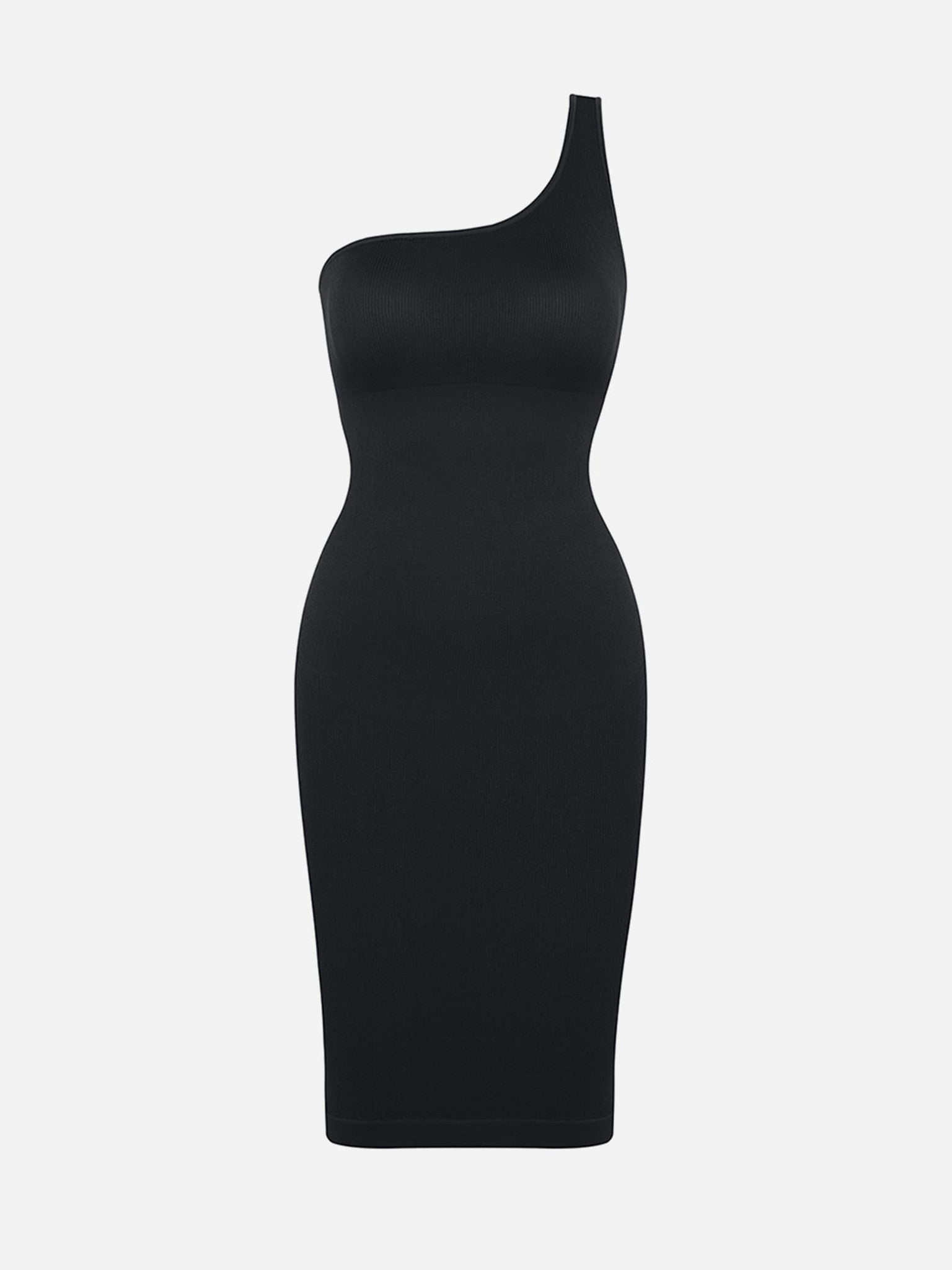 One-Shoulder Tummy Control Shaper Dress