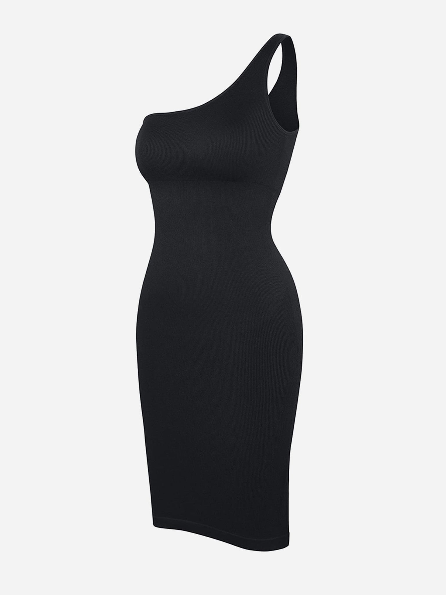One-Shoulder Tummy Control Shaper Dress
