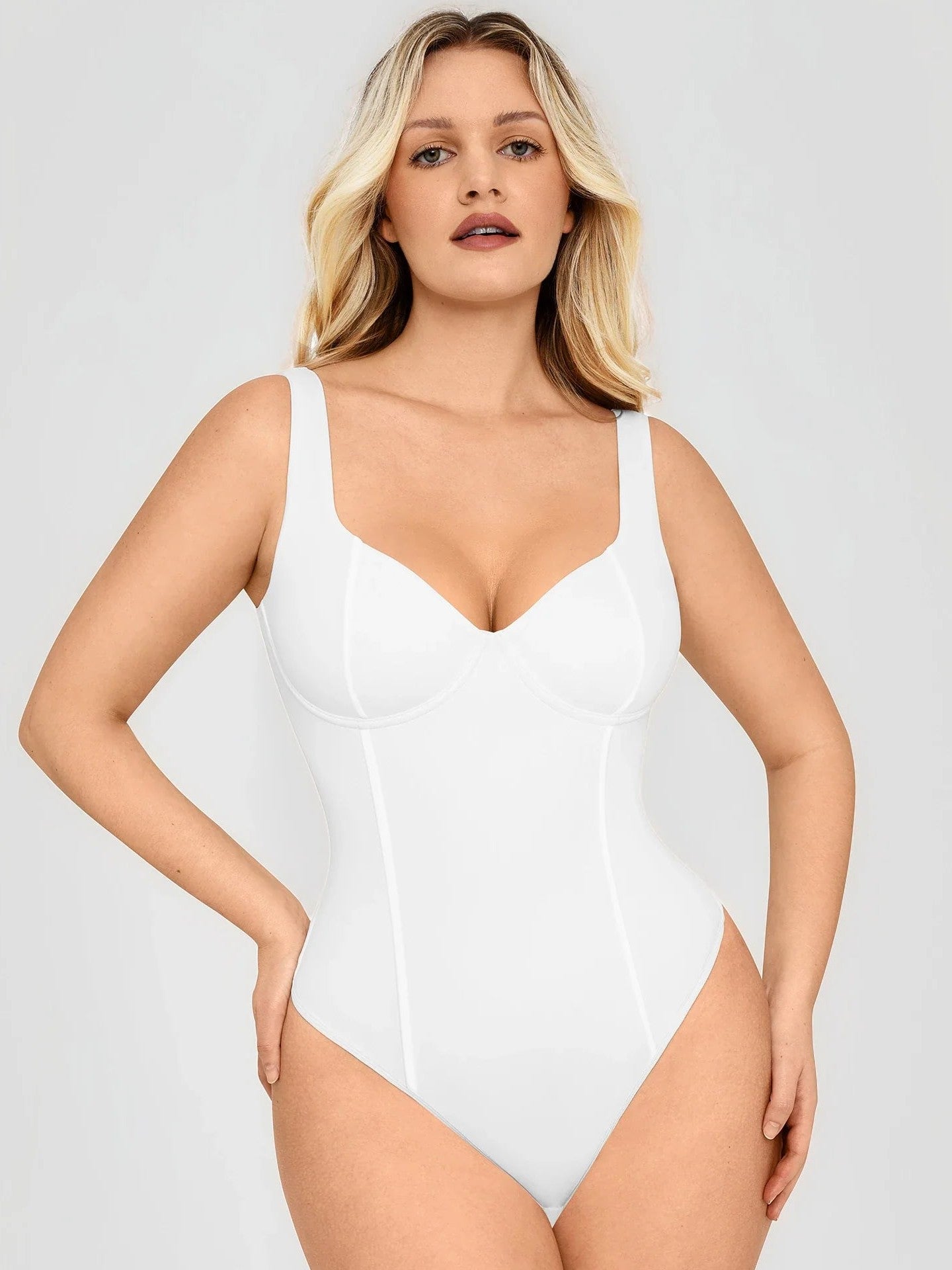 V-Neck Everyday Seamless Bodysuit