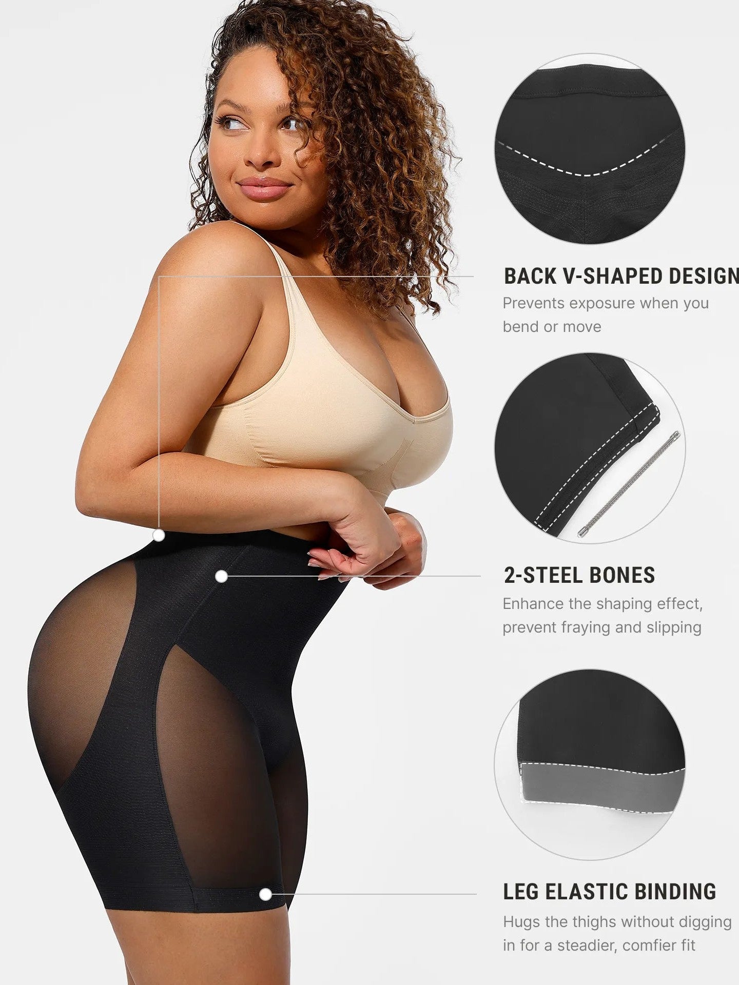Tummy Control Shaping Shorts