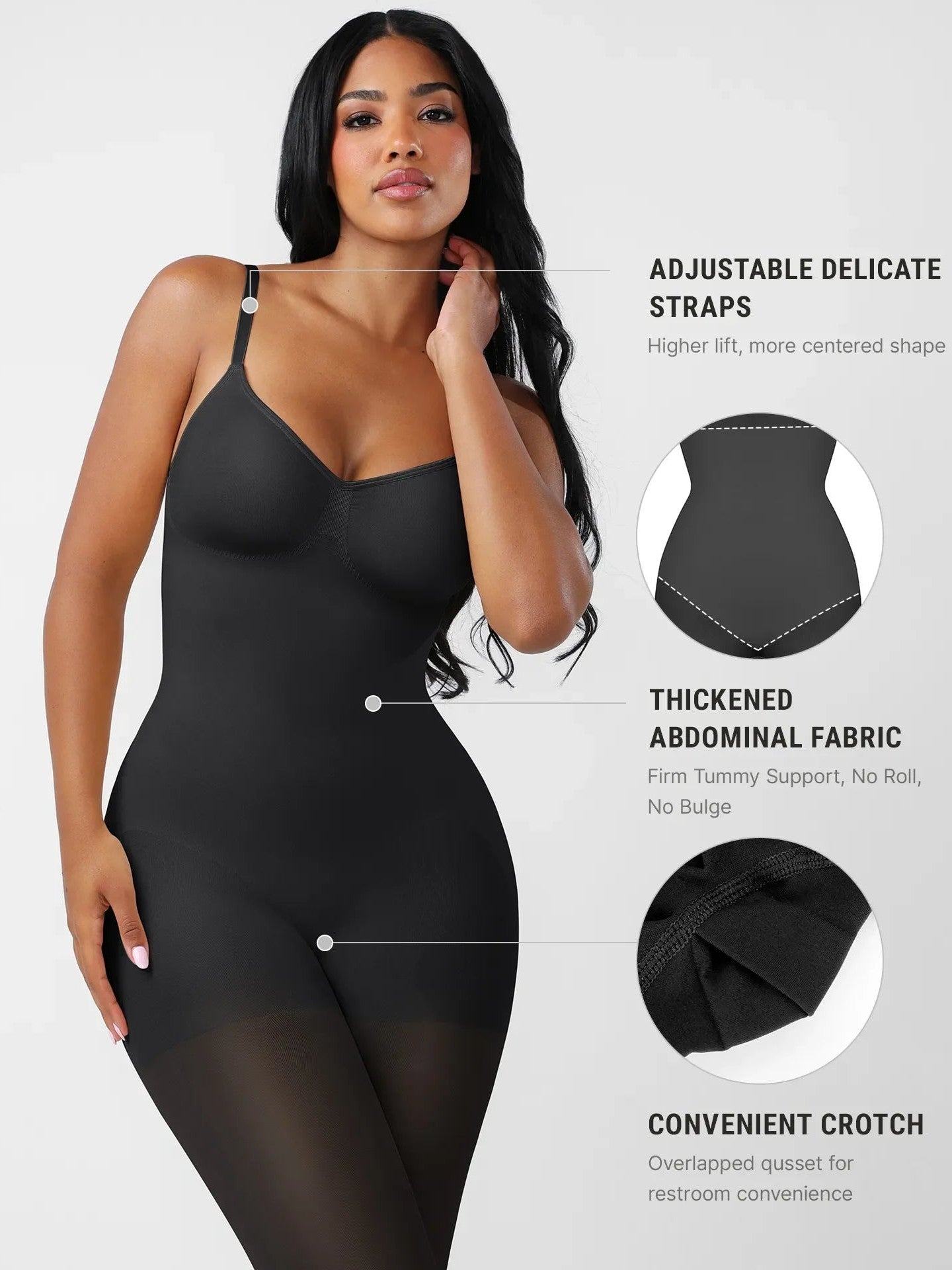 Ultra-Stretch Seamless Shaping Bodysuit