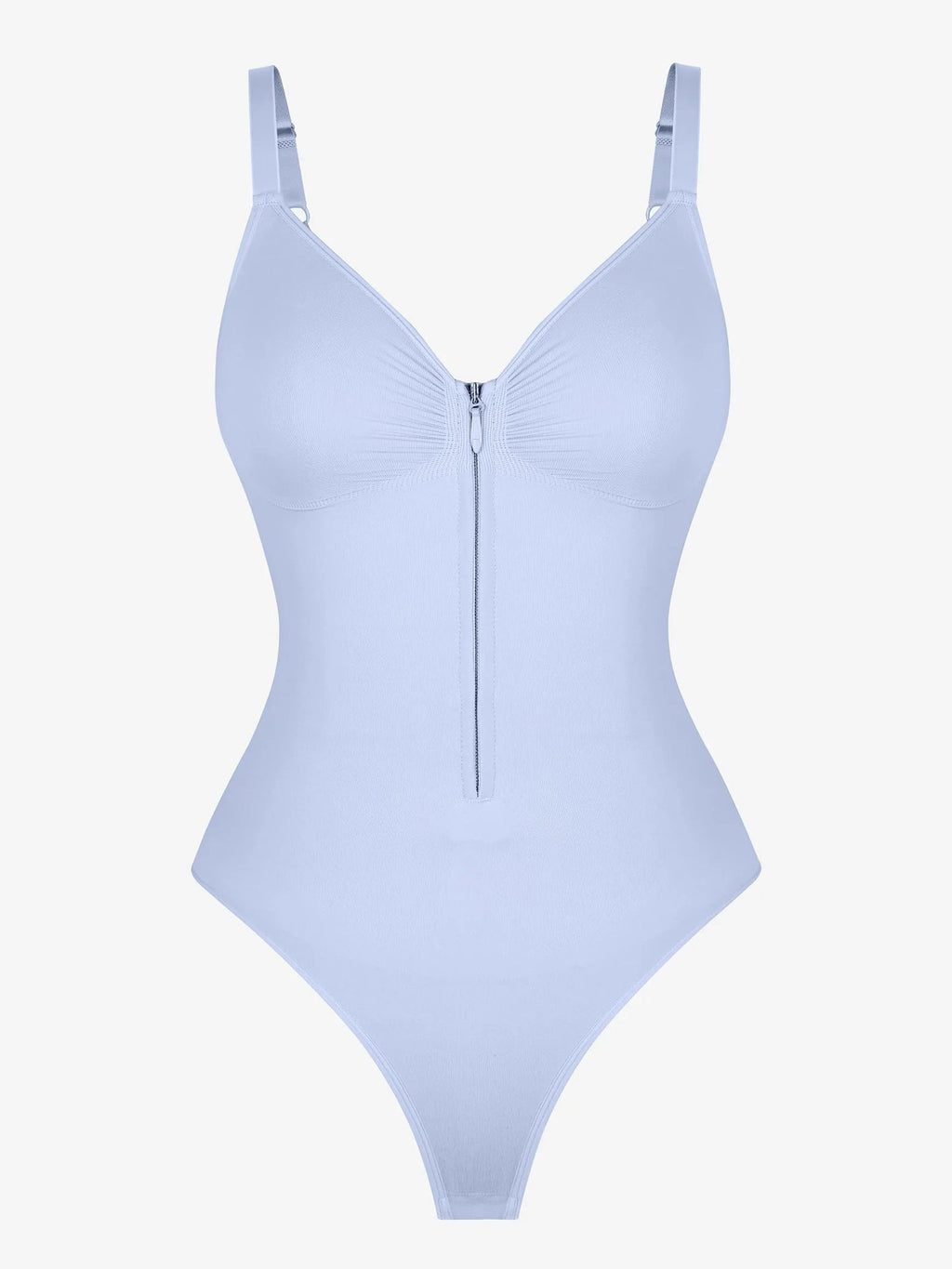 Seamless Tummy Control Zipper Bodysuit