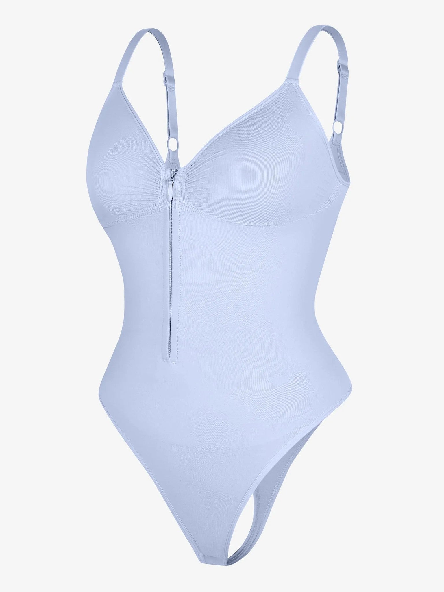 Seamless Tummy Control Zipper Bodysuit