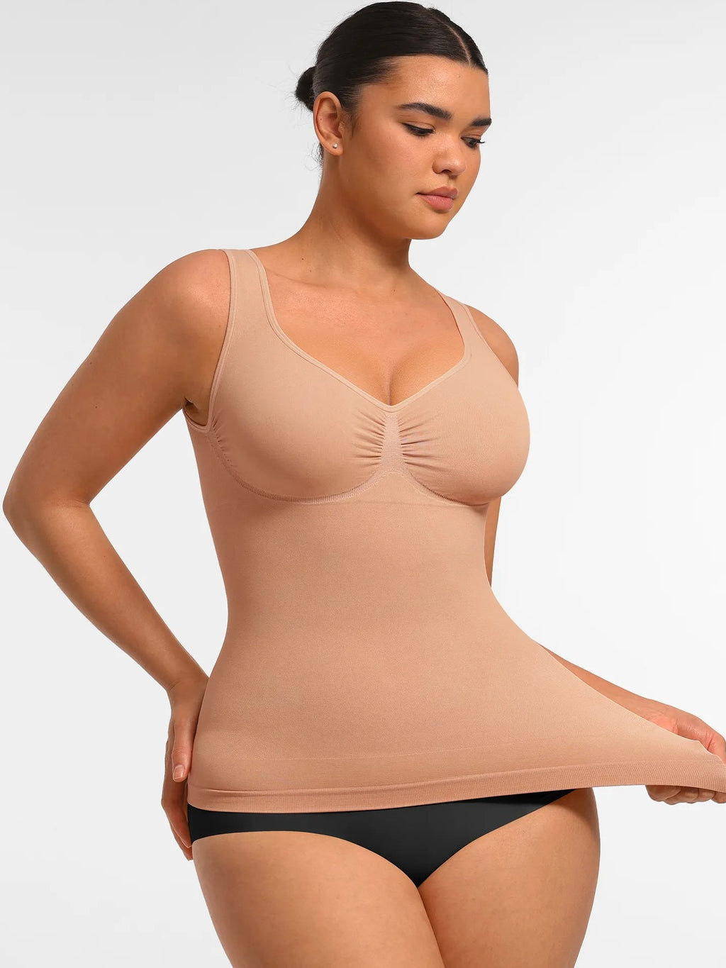 Seamless Everyday Tummy Control Wide Strap Tank Top