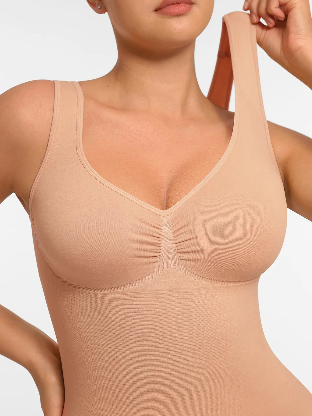 Seamless Everyday Tummy Control Wide Strap Tank Top