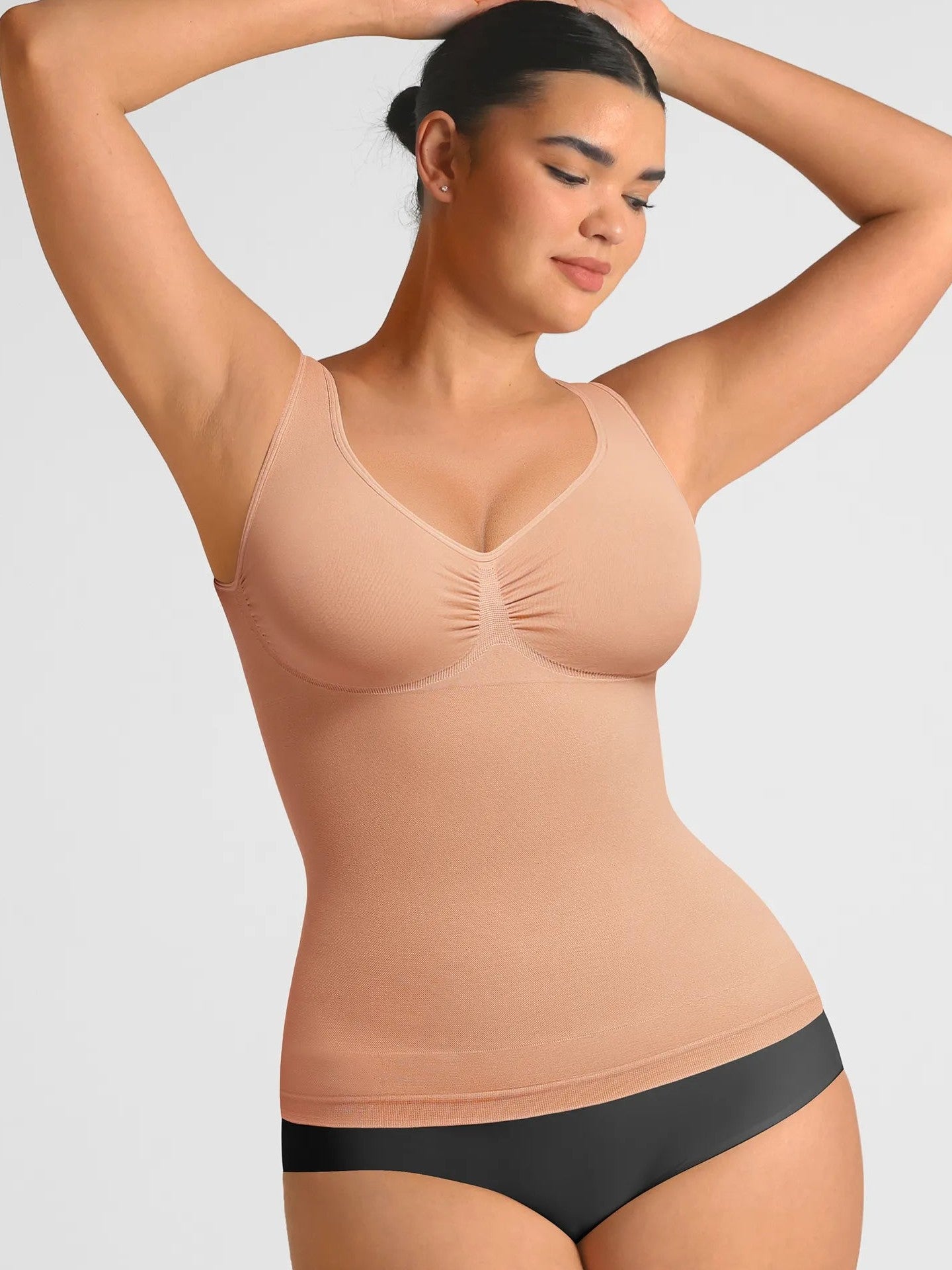 Seamless Everyday Tummy Control Wide Strap Tank Top