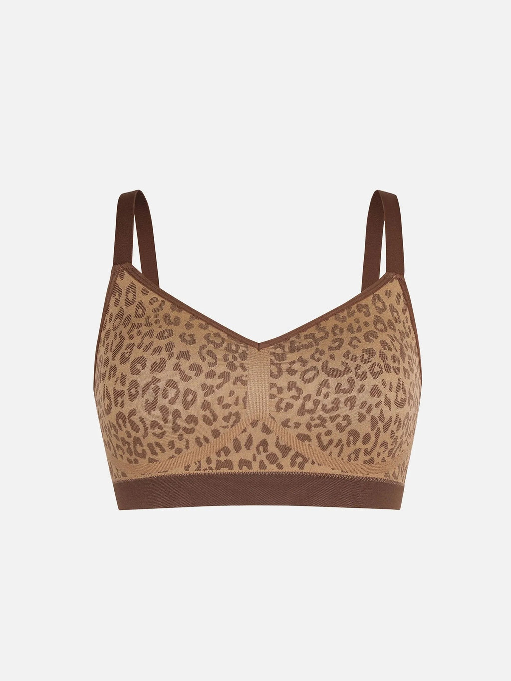 Feelingirl Leopard Print Wireless Bra & Panty