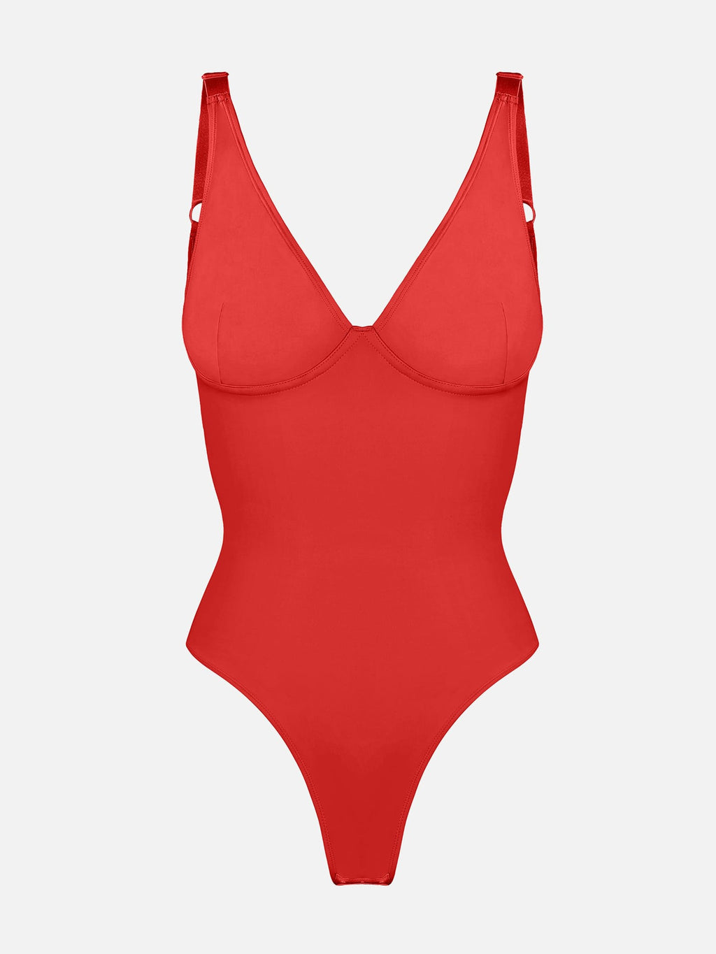 V-Neck Tummy Control Sculpt Bodysuit