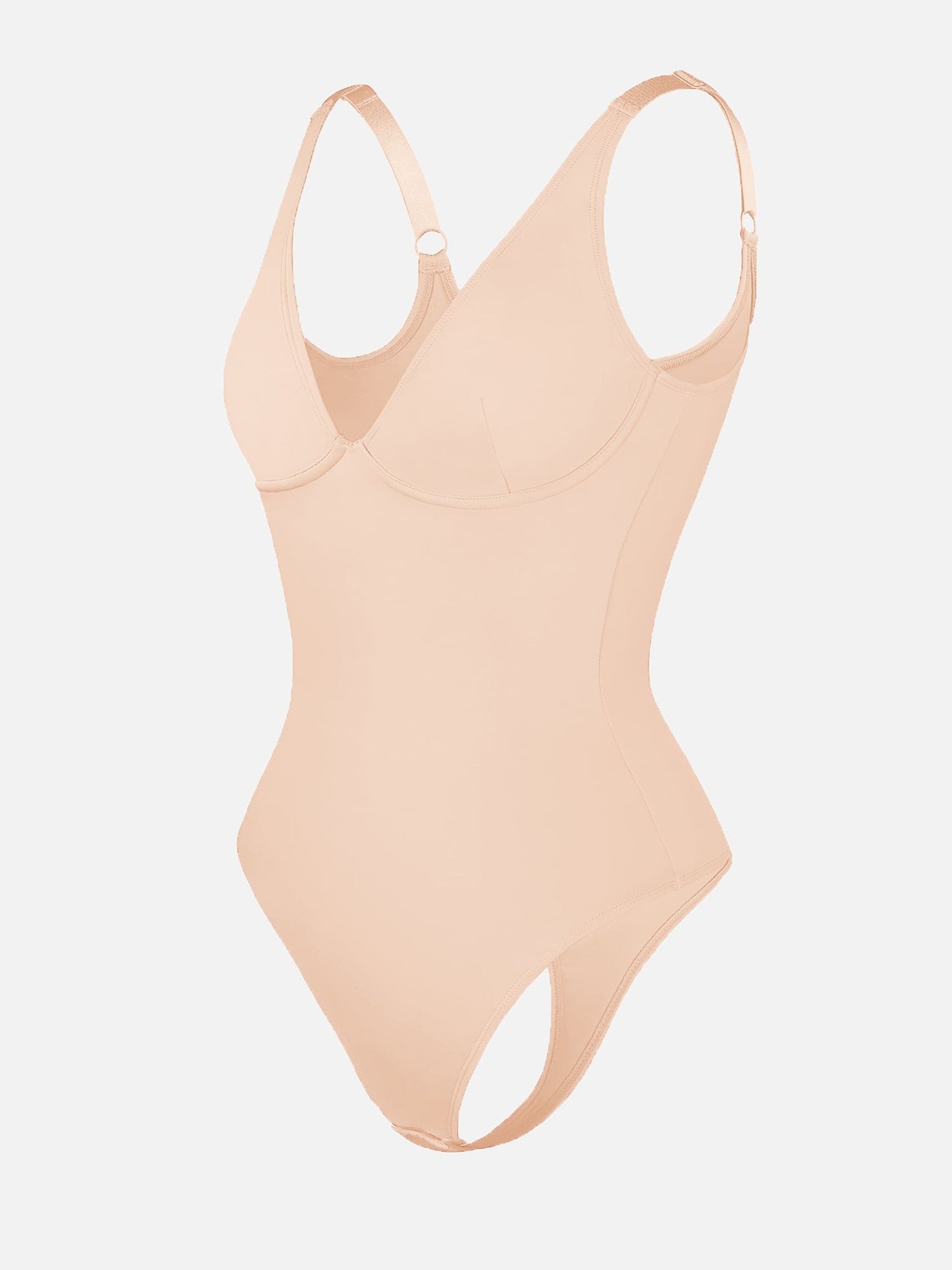 V-Neck Tummy Control Sculpt Bodysuit