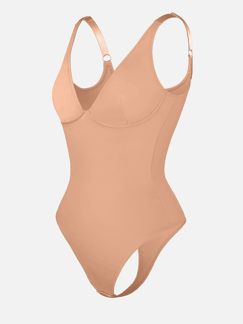 V-Neck Tummy Control Sculpt Bodysuit