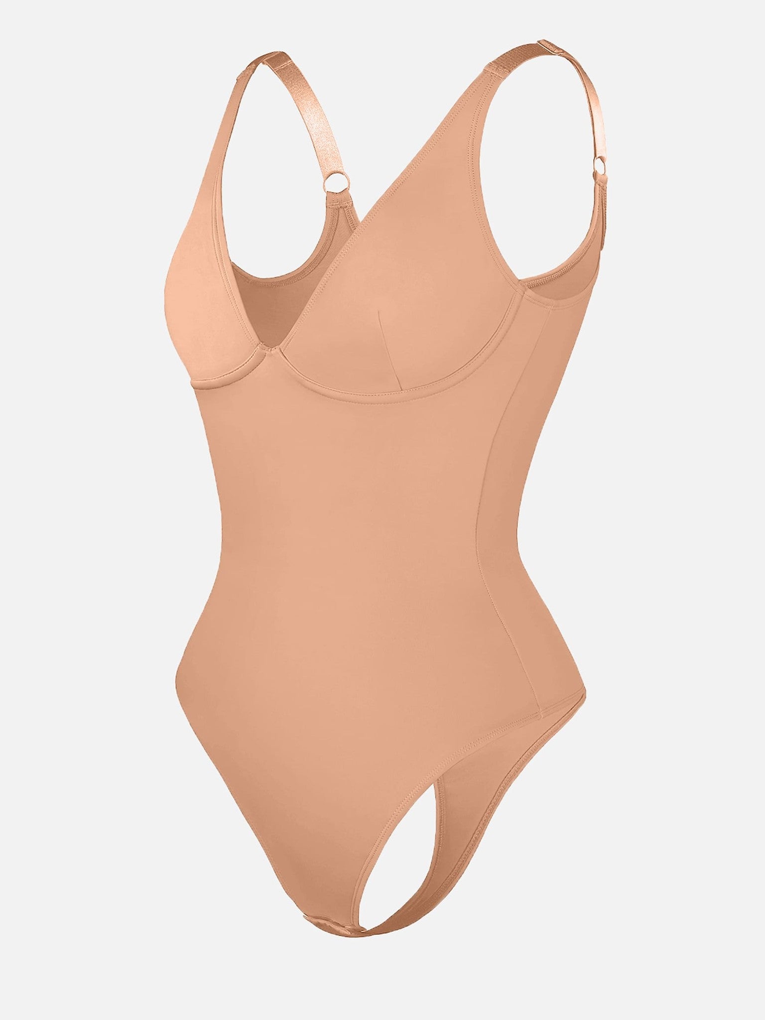 V-Neck Tummy Control Sculpt Bodysuit