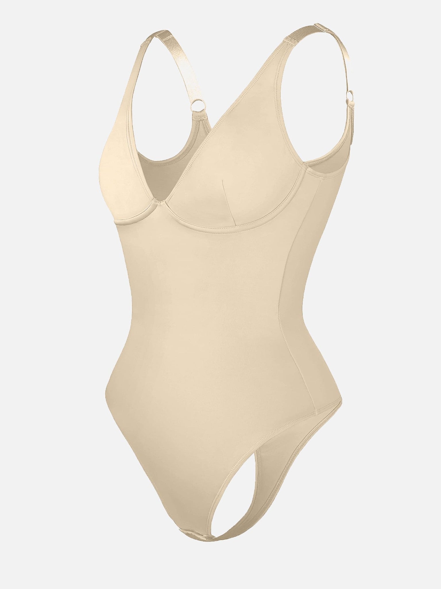 V-Neck Tummy Control Sculpt Bodysuit