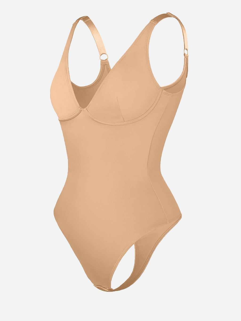 V-Neck Tummy Control Sculpt Bodysuit