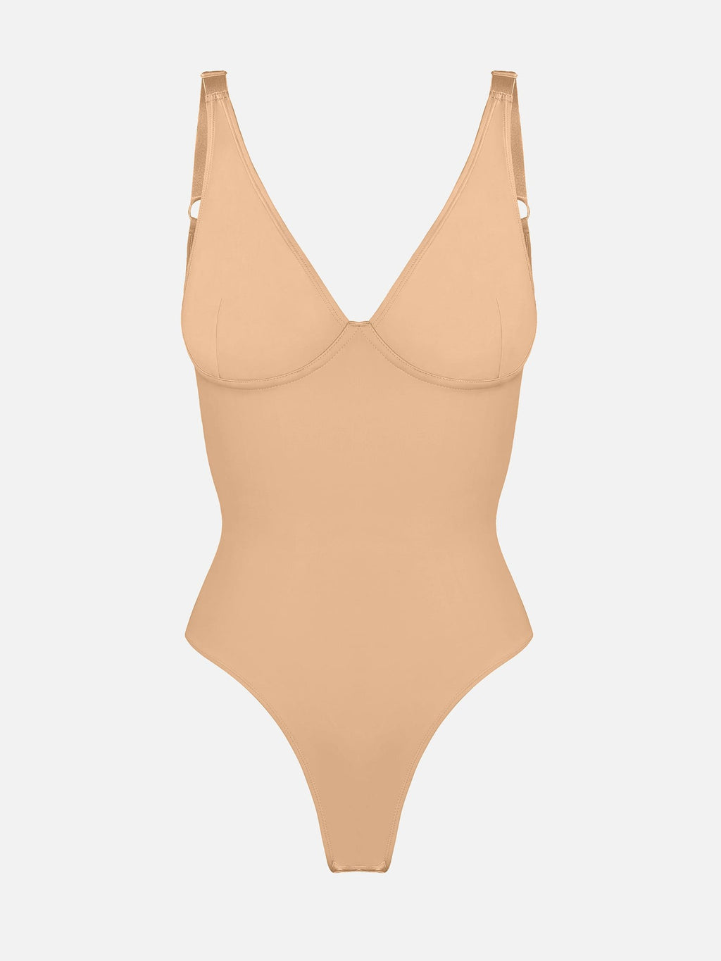 V-Neck Tummy Control Sculpt Bodysuit