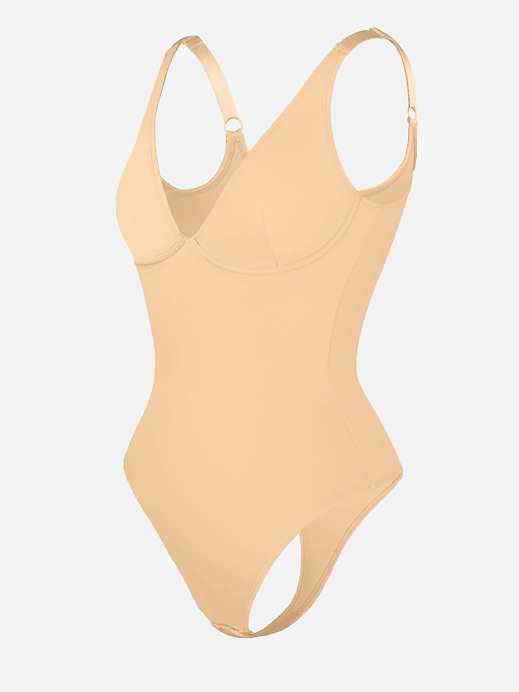 V-Neck Tummy Control Sculpt Bodysuit