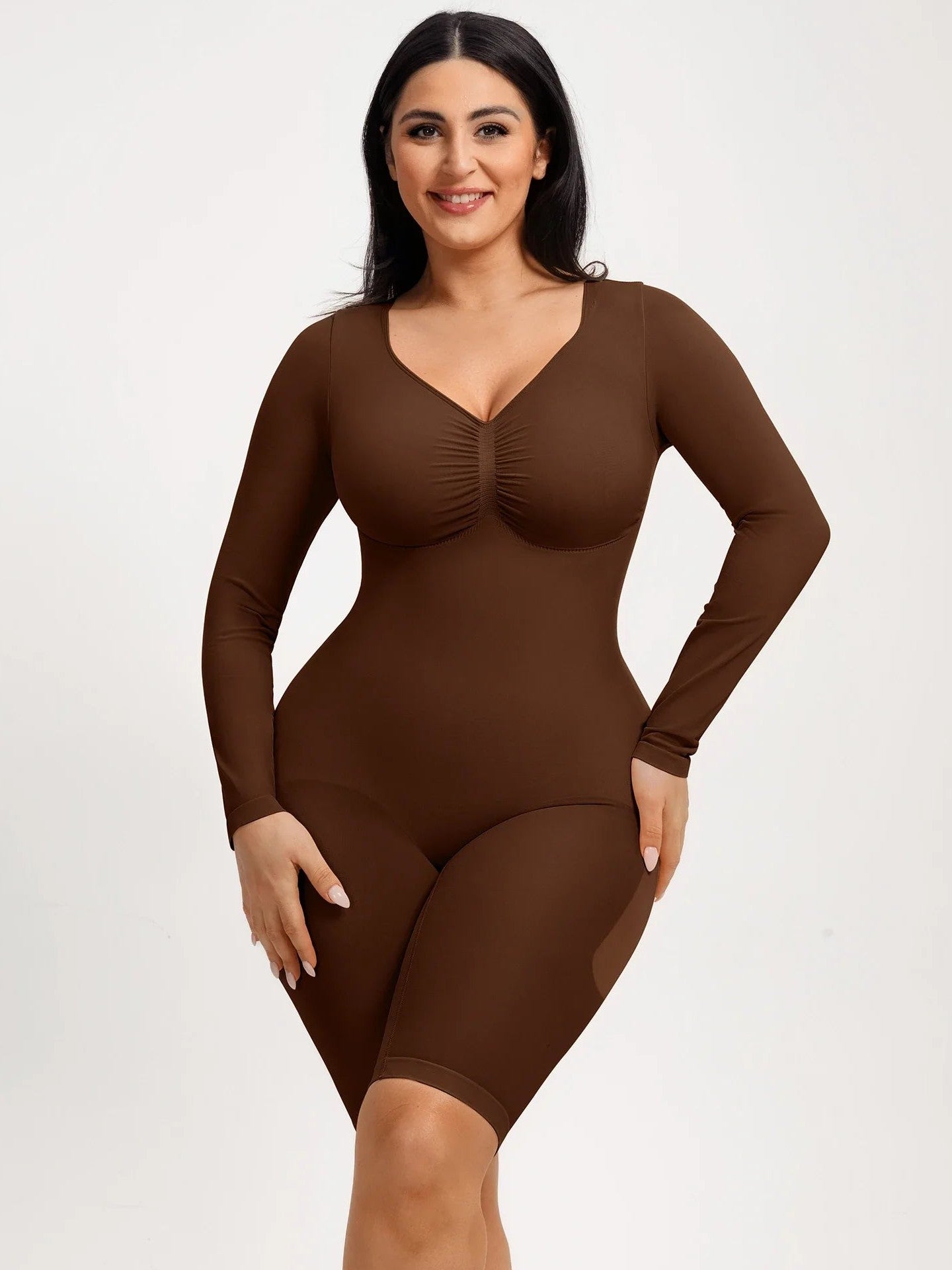 Seamless Firm Control Long Sleeve Everyday Bodysuit