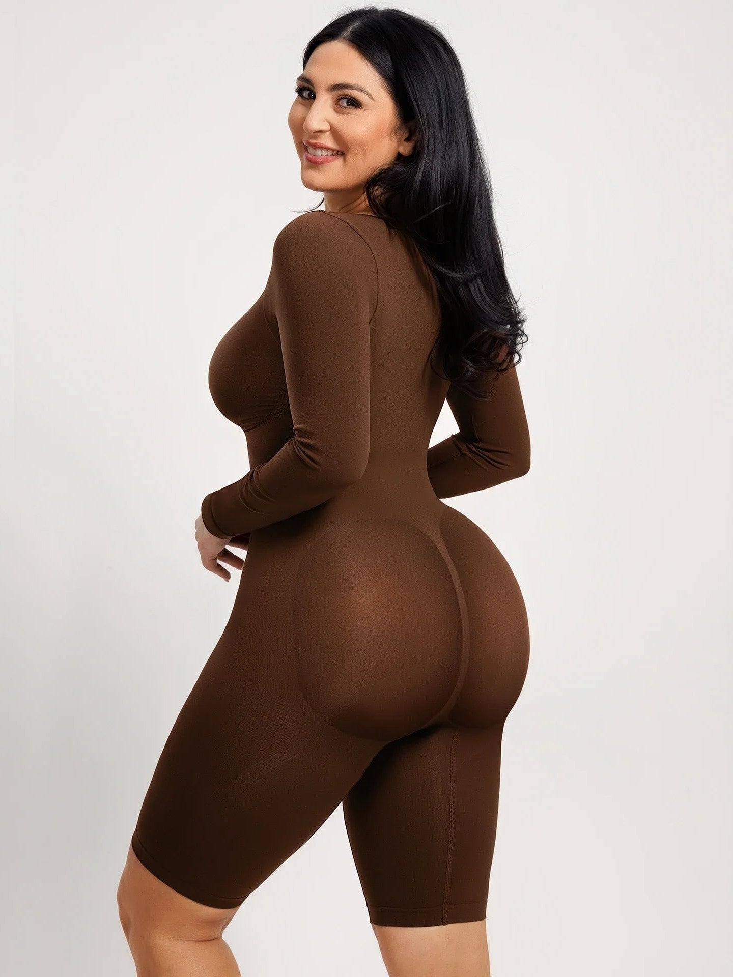 Seamless Firm Control Long Sleeve Everyday Bodysuit