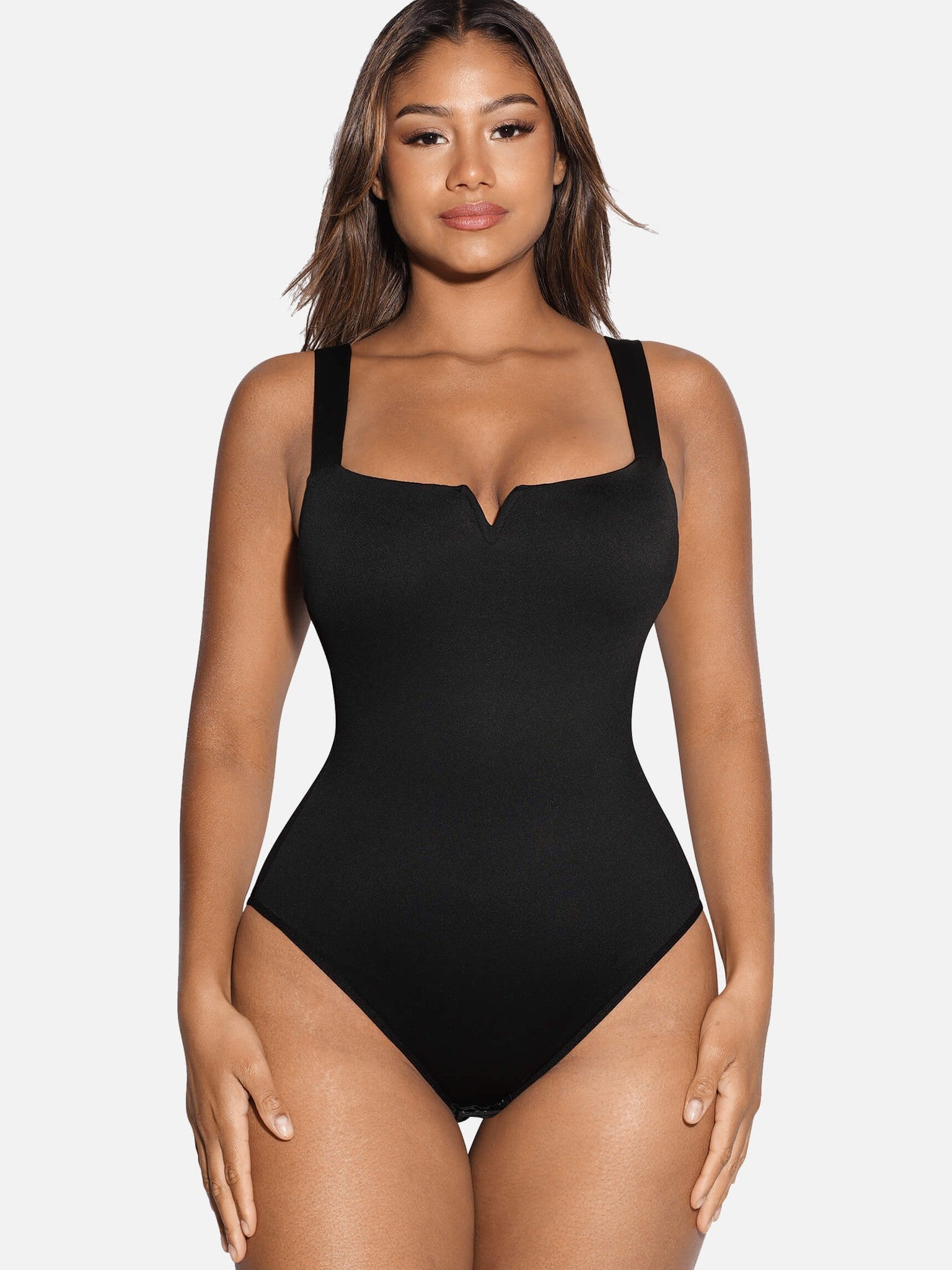 Square Neck Ultra-Stretch Sculpt Bodysuit