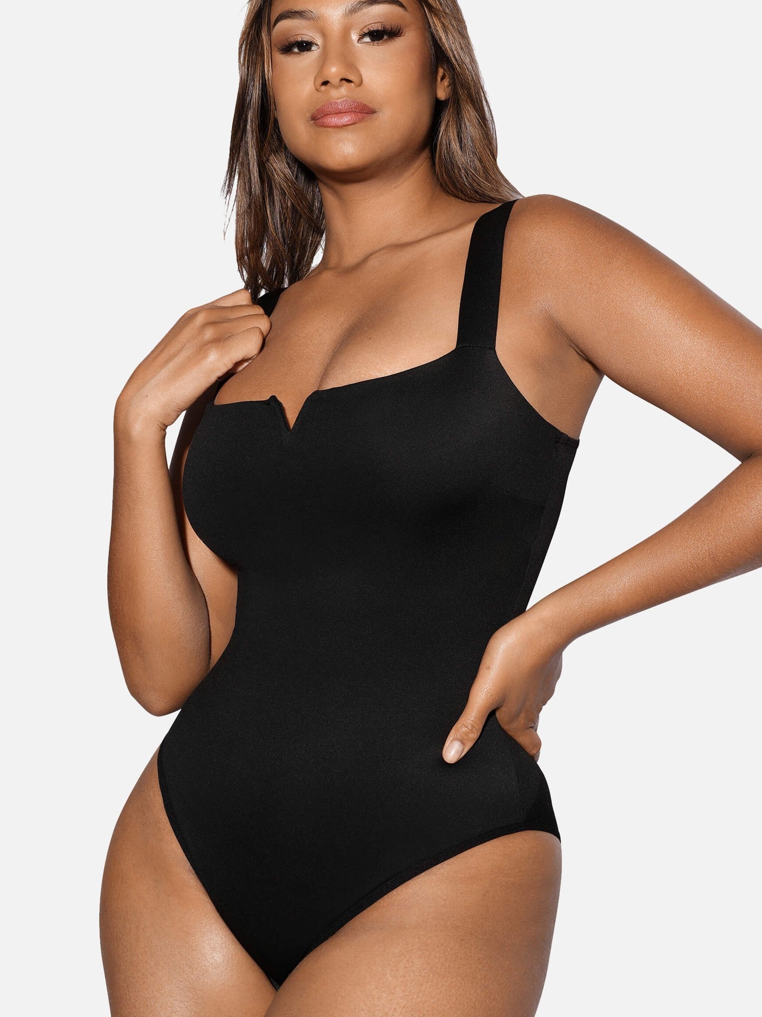 Square Neck Ultra-Stretch Sculpt Bodysuit