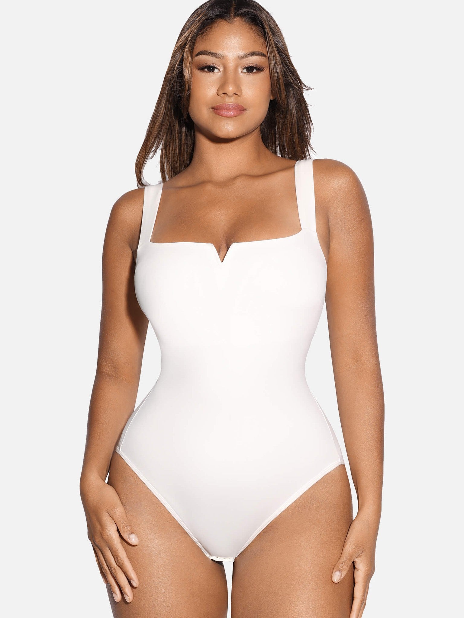 Square Neck Ultra-Stretch Sculpt Bodysuit