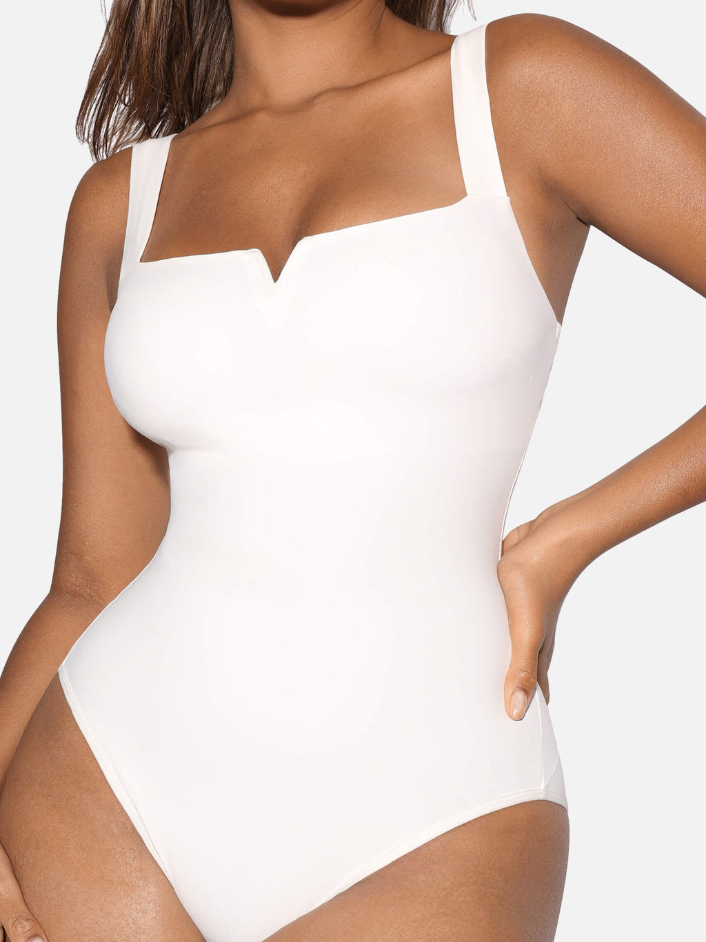 Square Neck Ultra-Stretch Sculpt Bodysuit
