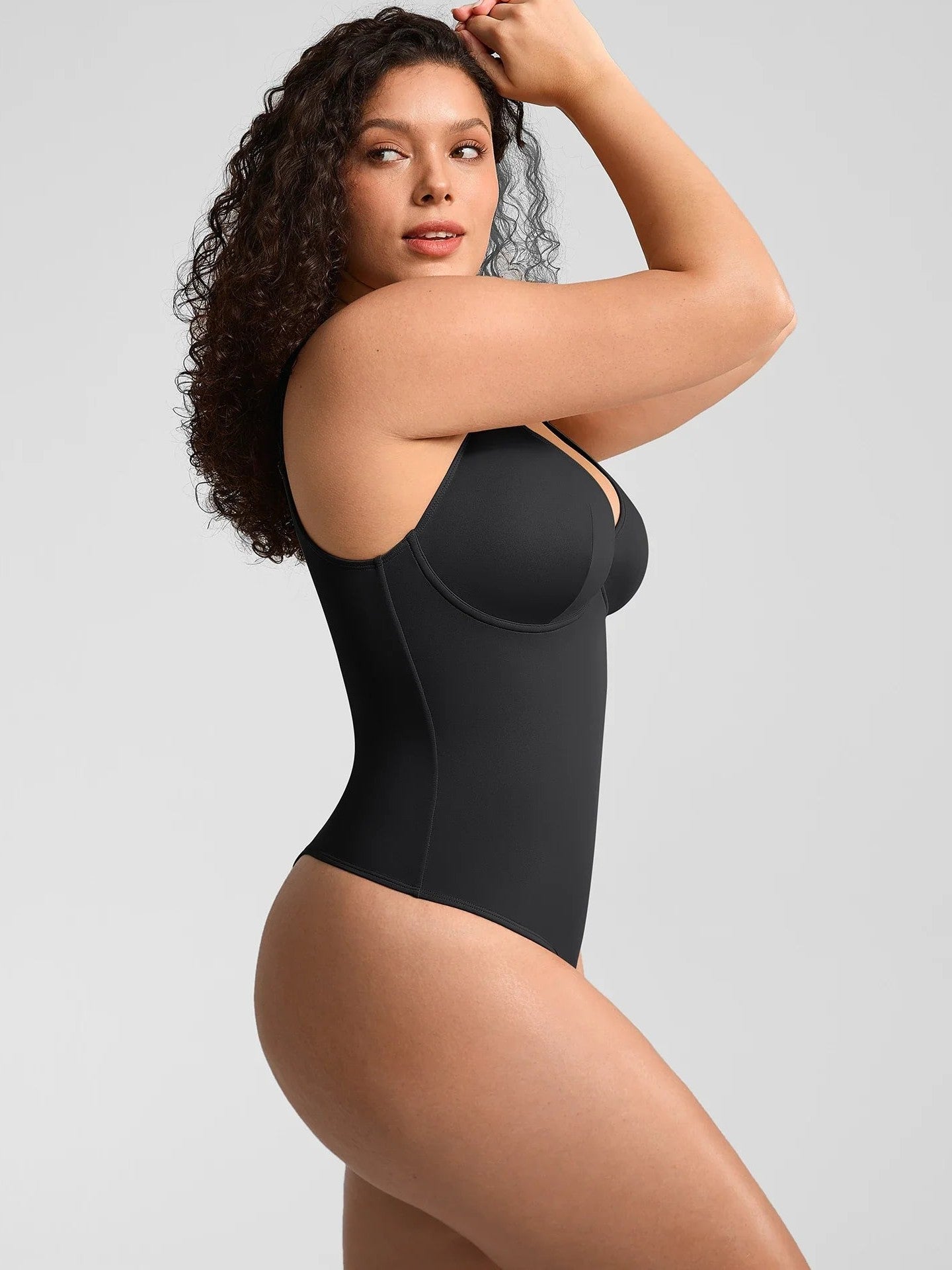 V-Neck Tummy Control Sculpt Bodysuit