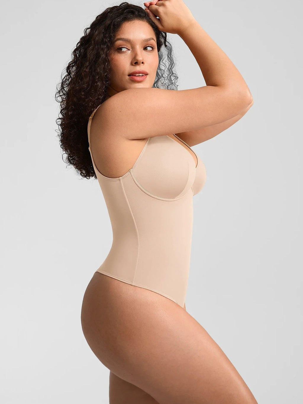 V-Neck Tummy Control Sculpt Bodysuit