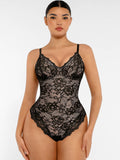 Lace V-Neck Breathable Bodysuit