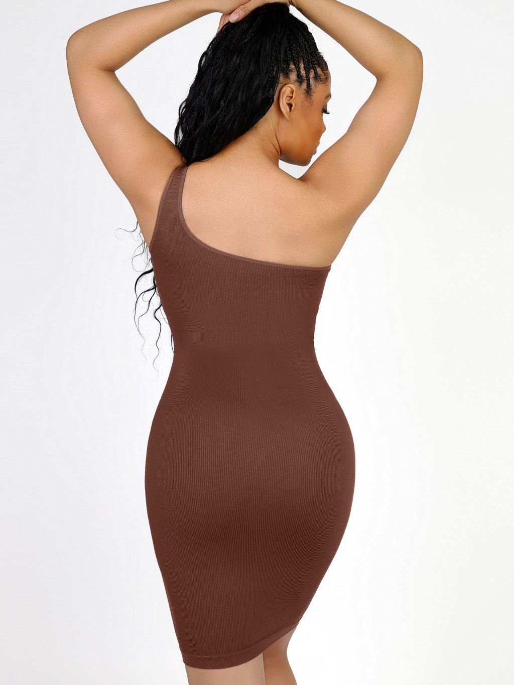 One-Shoulder Tummy Control Shaper Dress