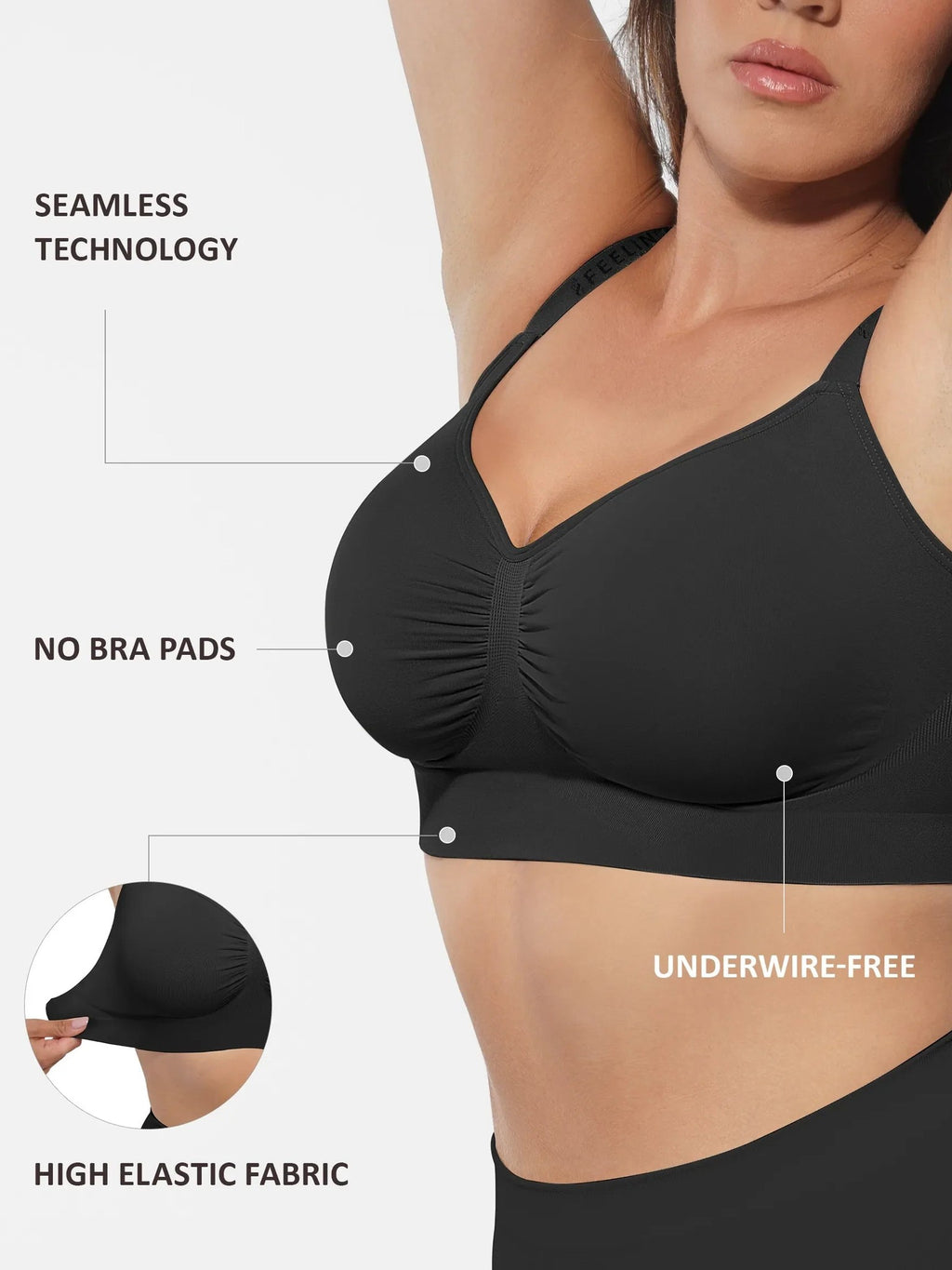 Seamless Wireless Bra