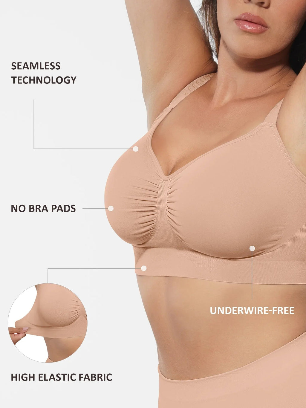 Seamless Wireless Bra