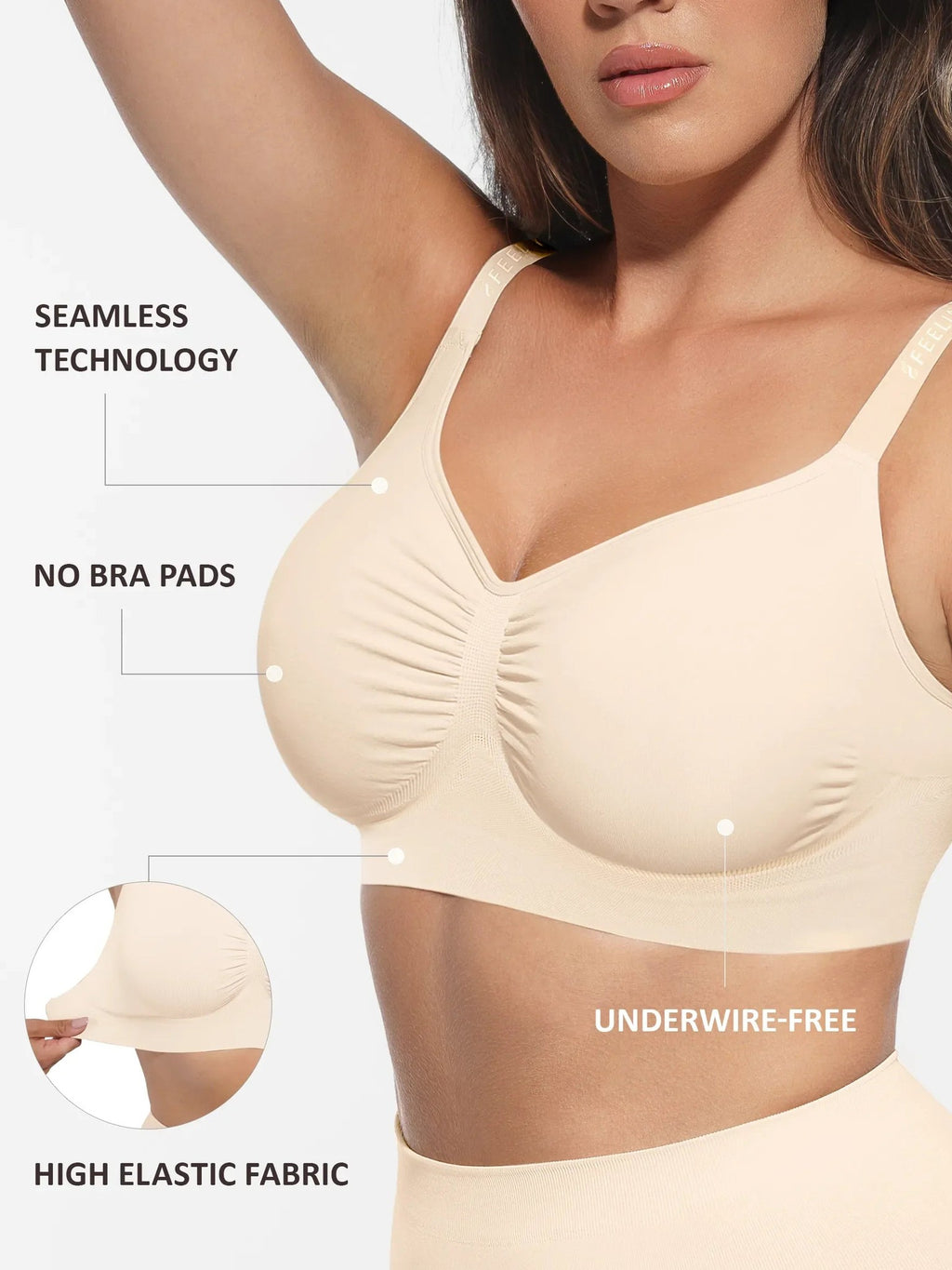 Seamless Wireless Bra